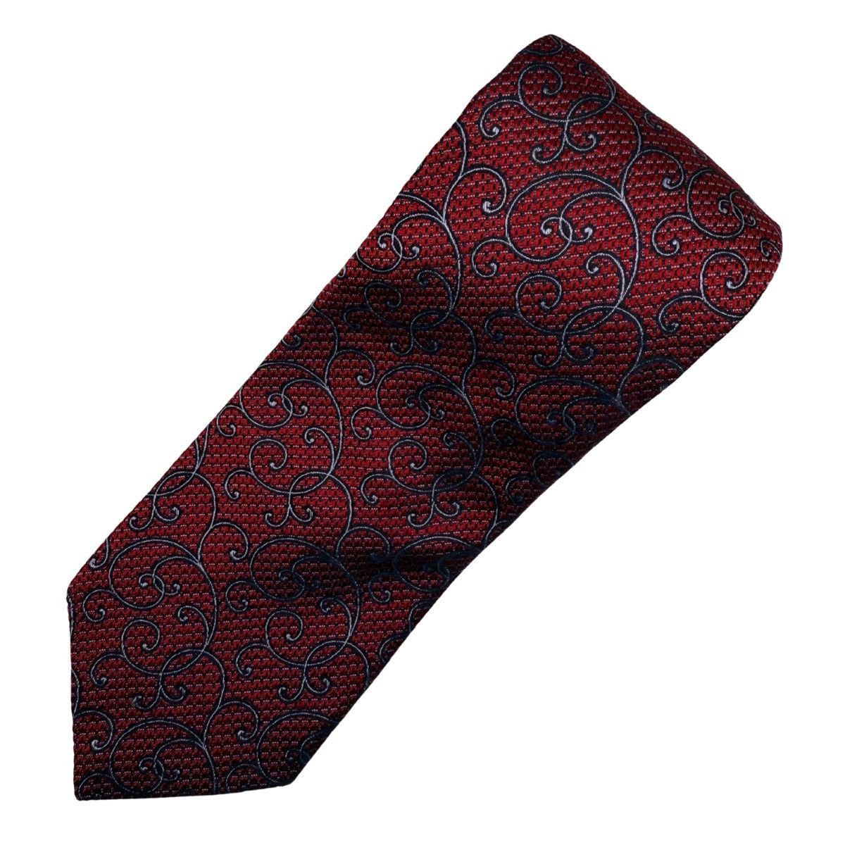 Nordstrom John W. Nordstrom Silk Tie, Red & Navy, Like New Size ONE SIZE - 2 Thumbnail