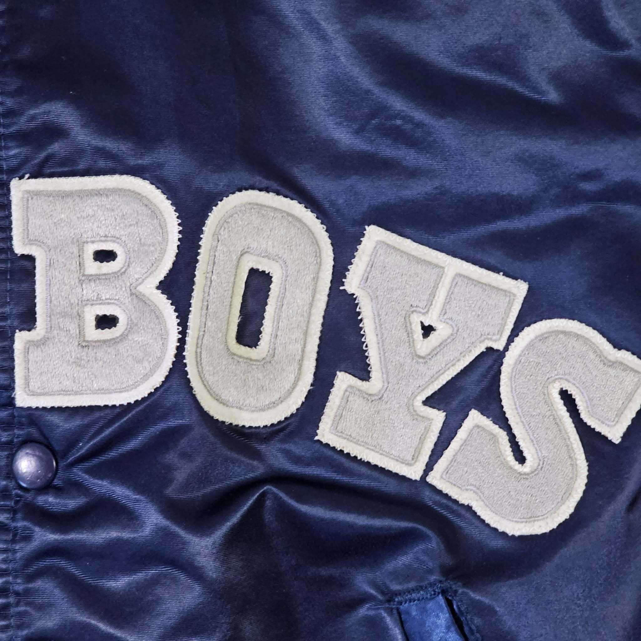 NFL Dallas Cowboys Vintage 80s Starter Satin Bomber Jacket Size US S / EU 44-46 / 1 - 5 Thumbnail