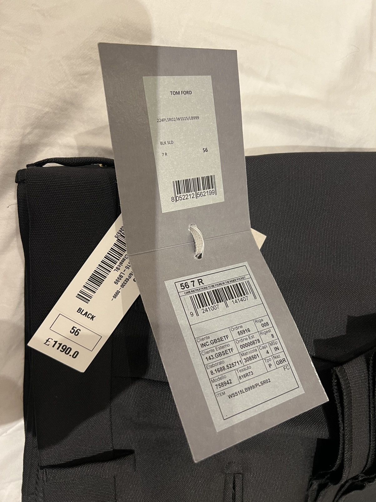Tom Ford Tom Ford Classic Black Wool Silk Trousers Size 56 Size US 40 / EU 56 - 7 Thumbnail