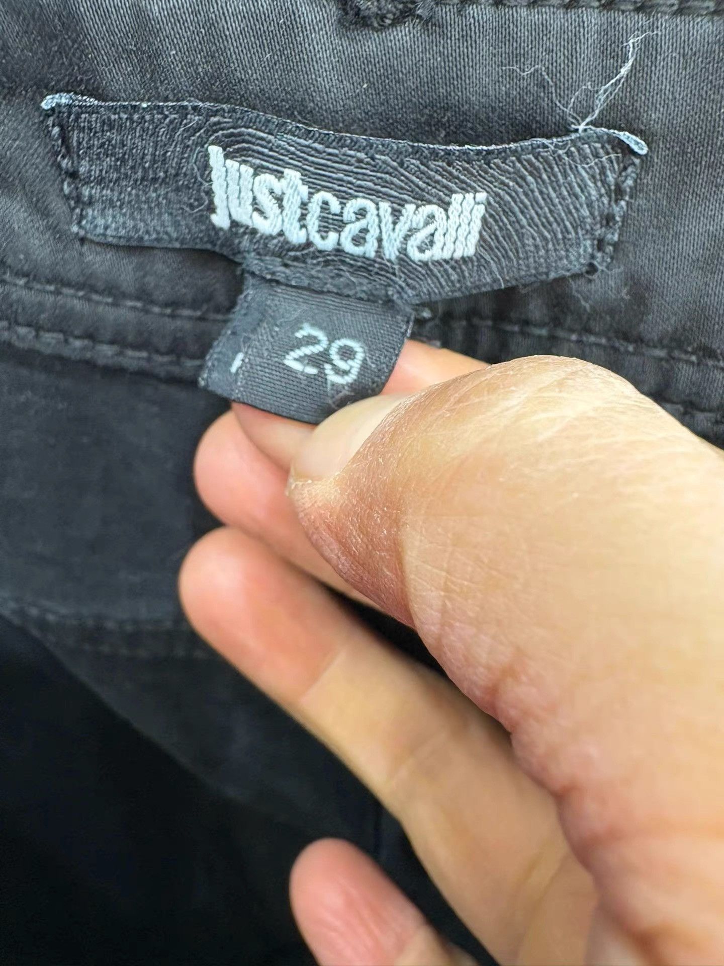 Just Cavalli Justcavalli Men's Black Casual Pants K29 Size US 29 - 5 Thumbnail