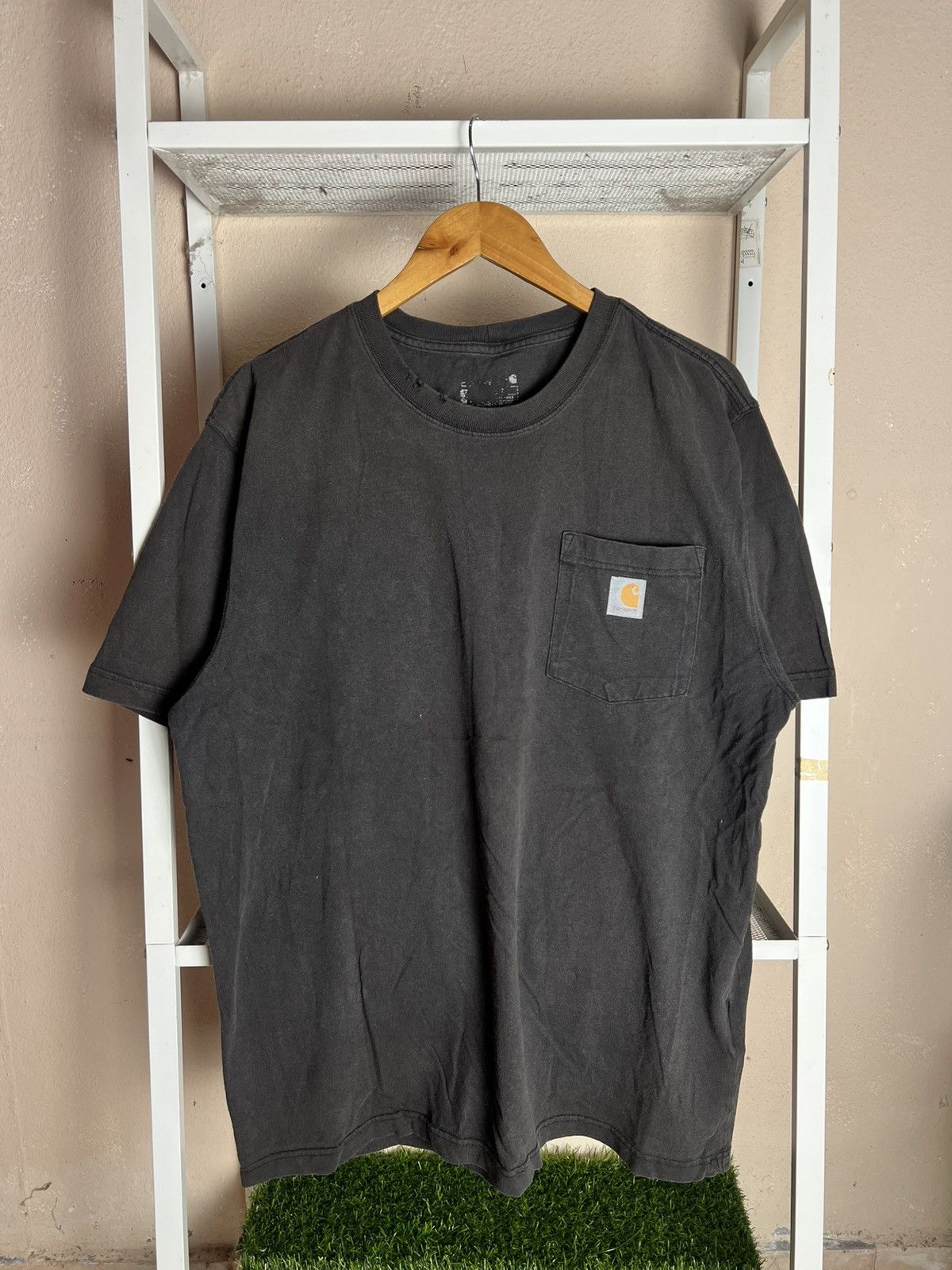 Carhartt Carhartt Workwear Pocket Tee Faded Thrashed Distressed Look Size US L / EU 52-54 / 3 - 1 Thumbnail