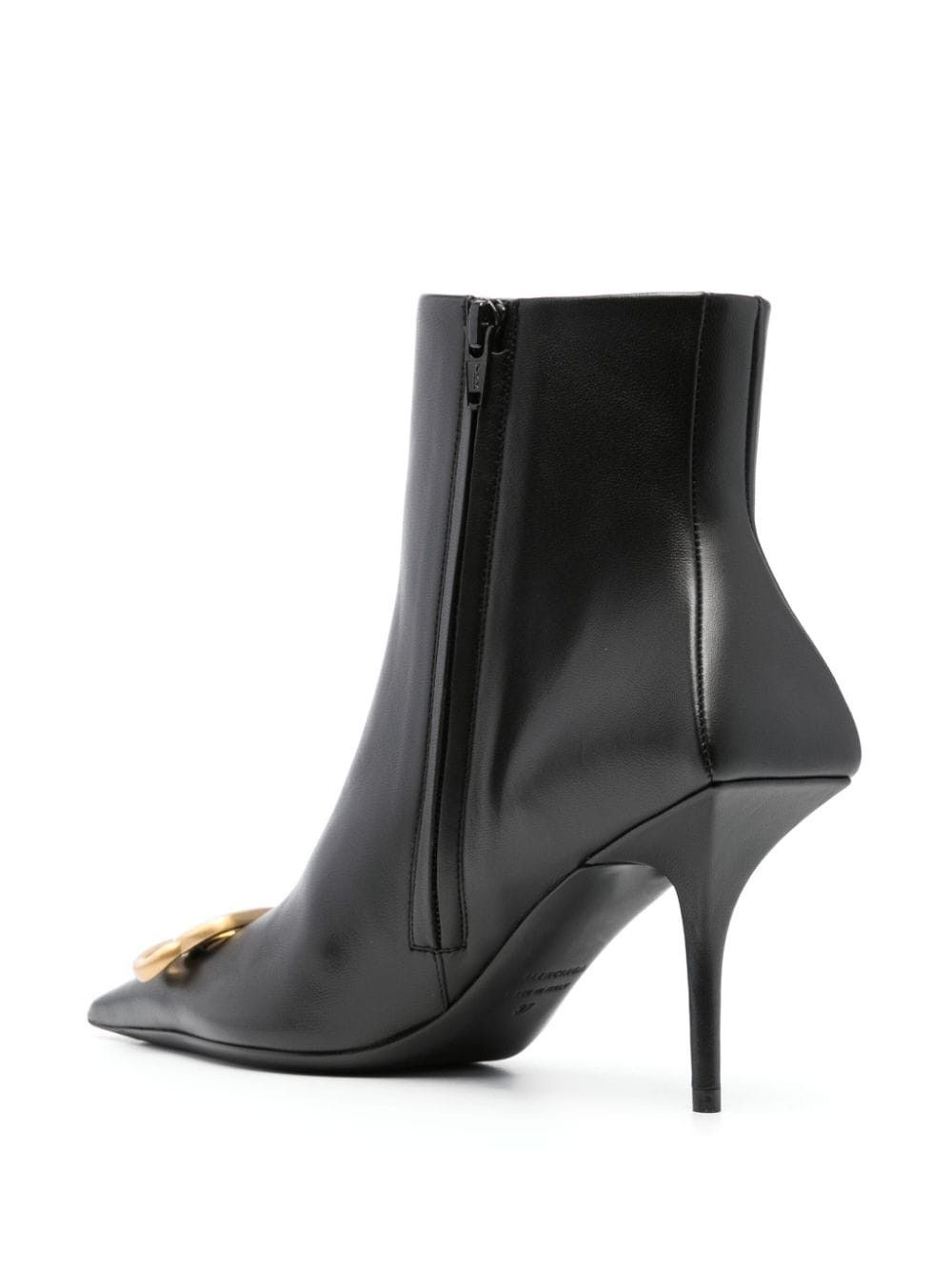 Balenciaga o1mt1gz0325 Square Knife BB 80mm Booties in Black Size US 7 / IT 37 - 3 Thumbnail