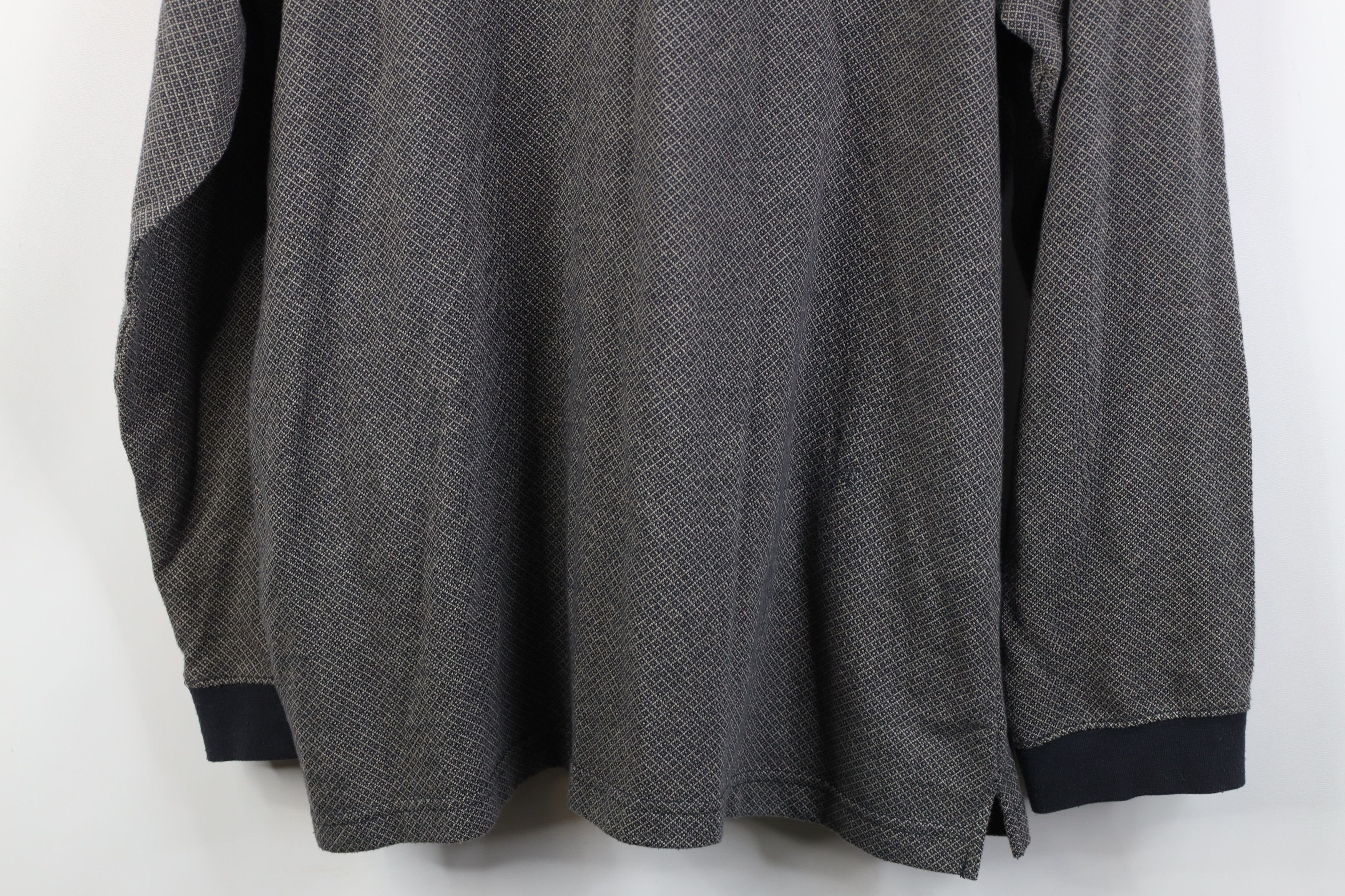 Vintage Vintage 90s Streetwear Knit Long Sleeve Rugby Polo Shirt Size US XL / EU 56 / 4 - 13 Thumbnail