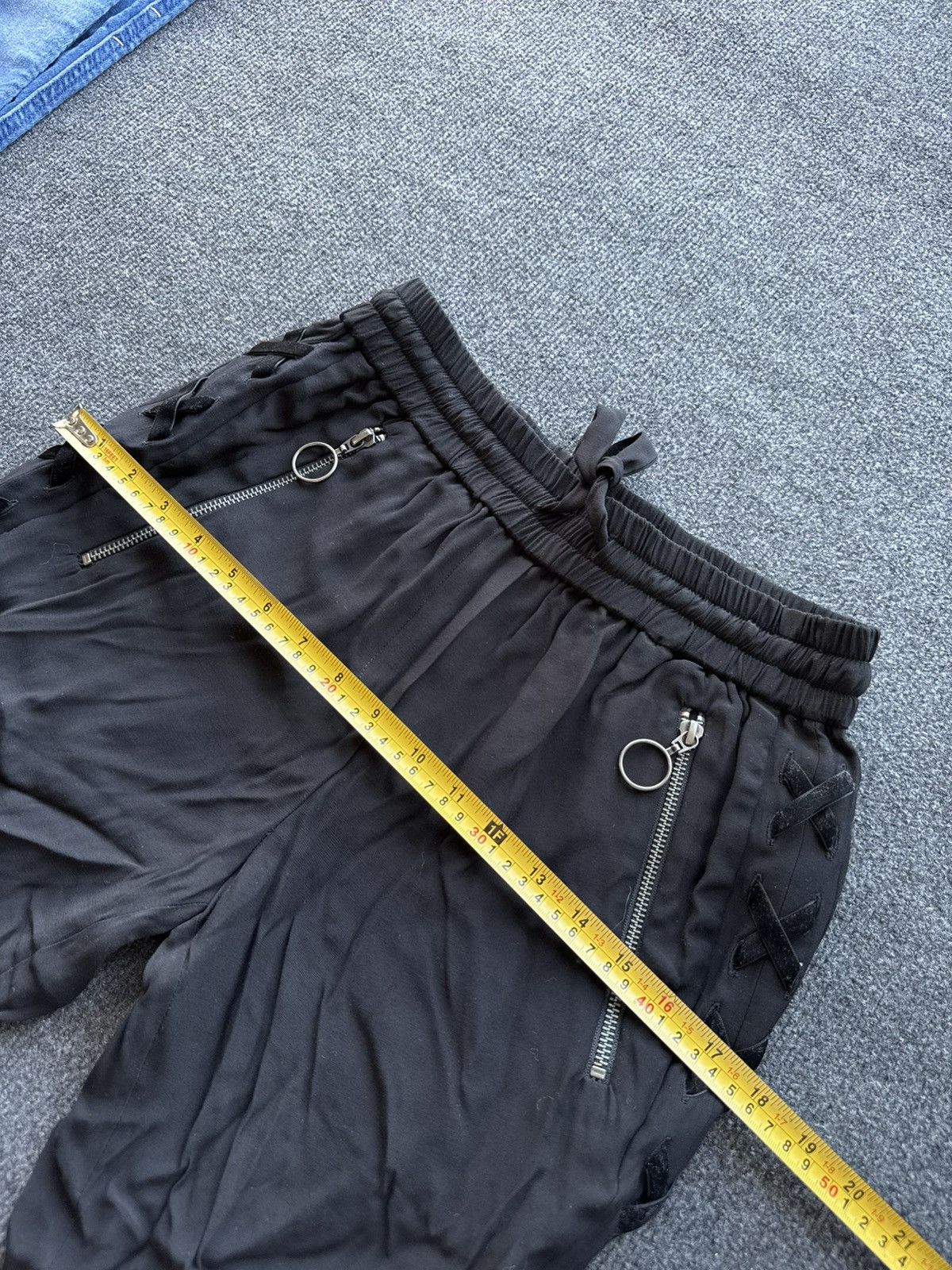 The Kooples The Kooples Sport Avant Garde Rick style Lace Up Pants XS Size 26" / US 2 / IT 38 - 22 Thumbnail