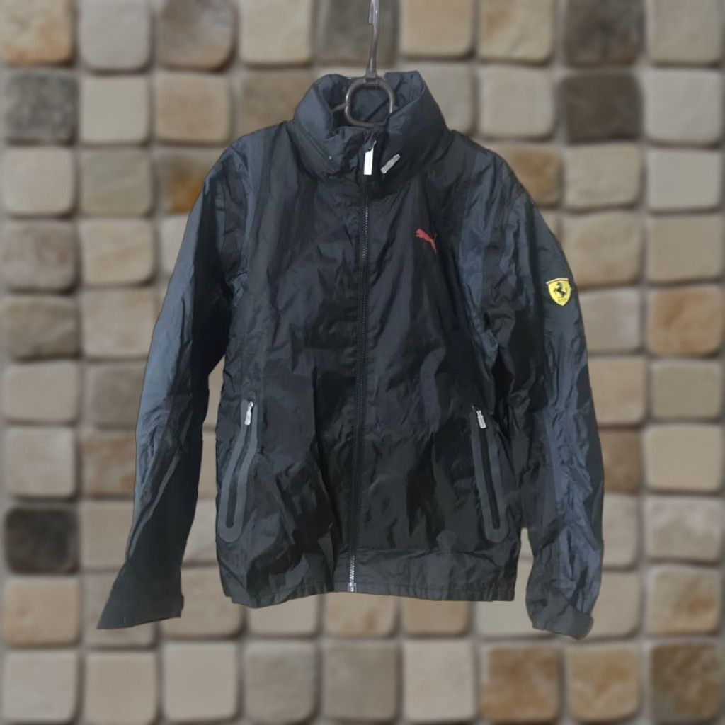 Puma Puma × Ferrari F1 Nylon Jacket Mountain Parka XL M Black Unisex Windproof Cold Protection ZK Color: Black Mountain Parka Shoes? Size US M / EU 48-50 / 2 - 1 Thumbnail