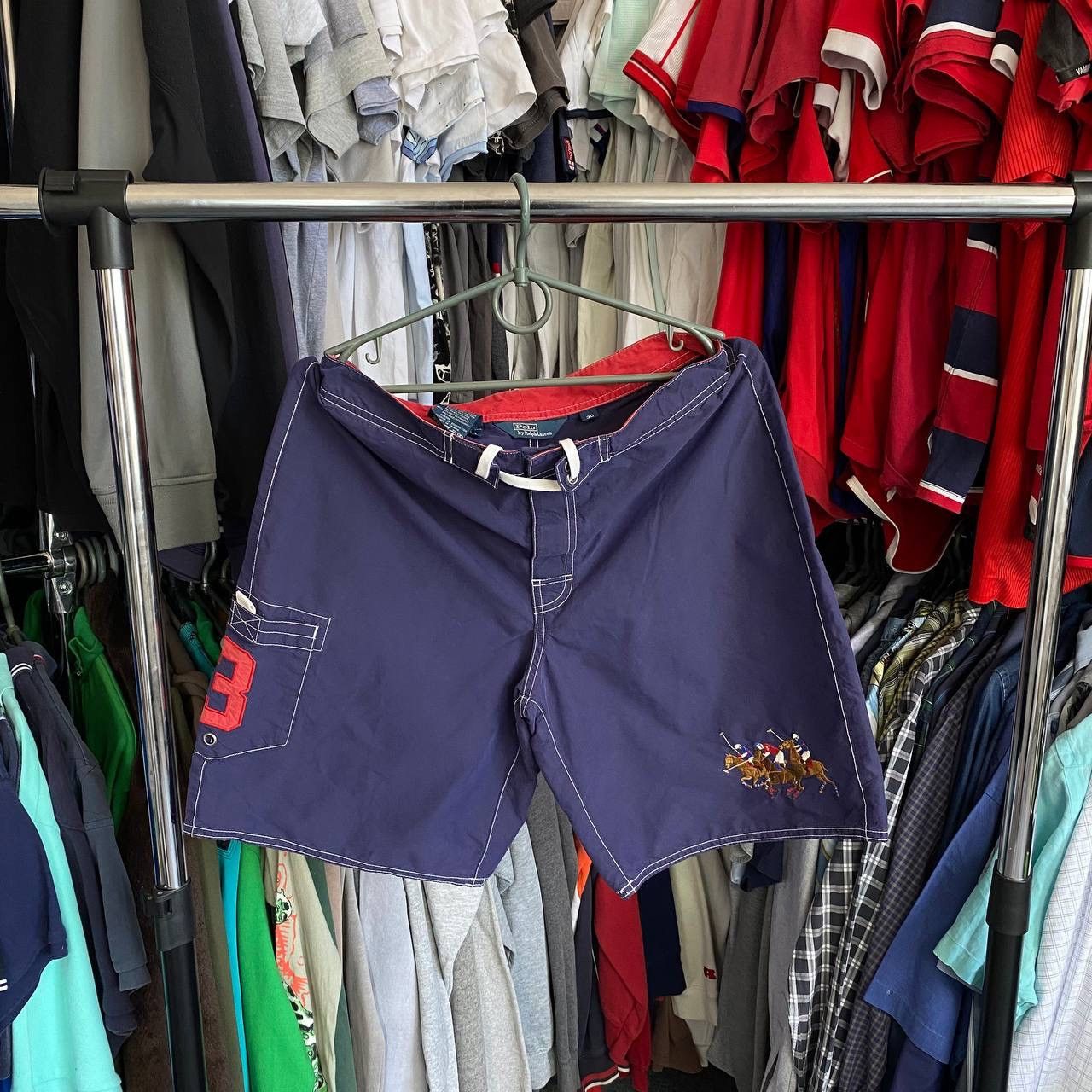 Polo Ralph Lauren Vintage Polo Ralph Lauren Big Pony 3 streetwear y2k shorts Size US 30 / EU 46 - 1 Thumbnail