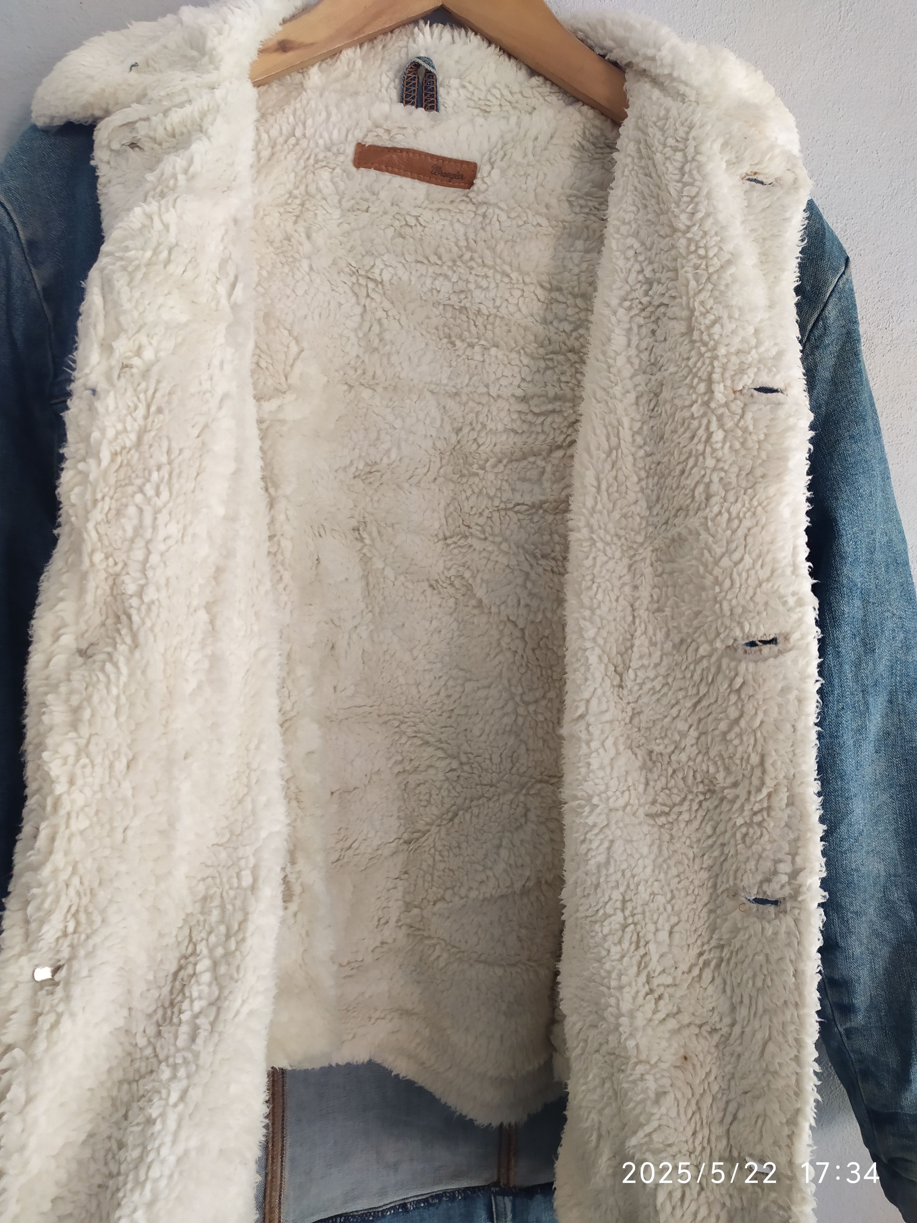 Vintage × Wrangler Vintage Wrangler Denim Jacket Sherpa Size US M / EU 48-50 / 2 - 7 Thumbnail