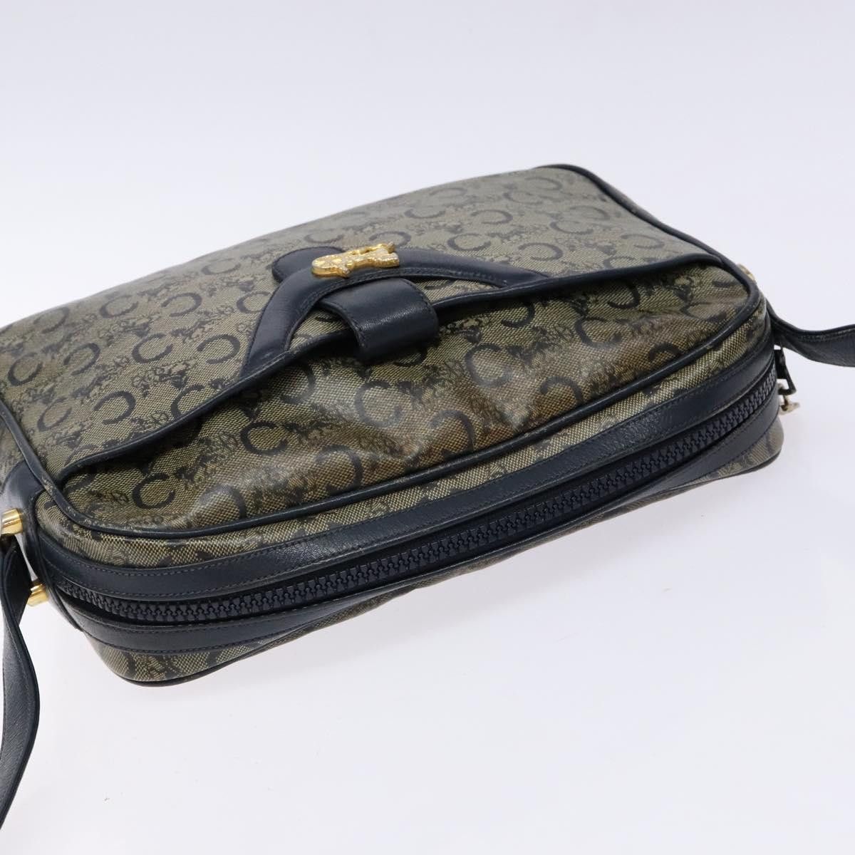 Celine CELINE C Sulky Shoulder Bag Pvc Navy Gold Size ONE SIZE - 6 Thumbnail