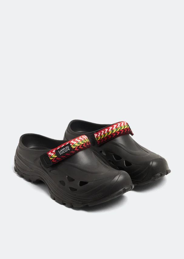 Lanvin × Suicoke o1w1db10125 Mok Clogs in Black Size US 8 / EU 41 - 4 Thumbnail