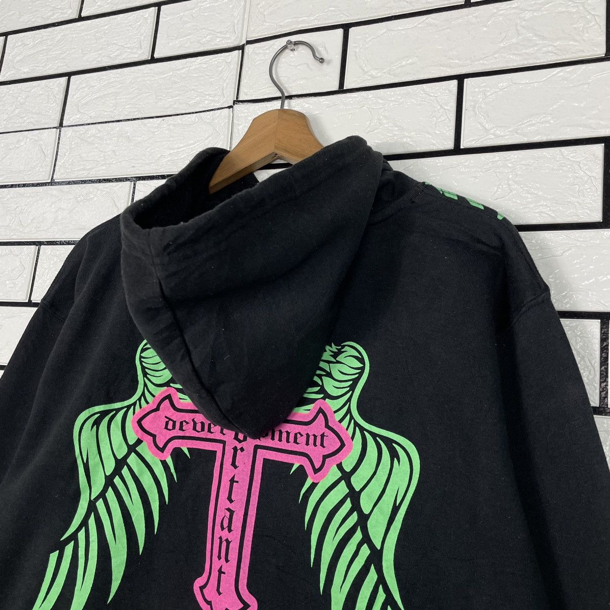Japanese Brand Strange Heaven Surf Style Big Print Pullover Hoodie Size US L / EU 52-54 / 3 - 9 Thumbnail