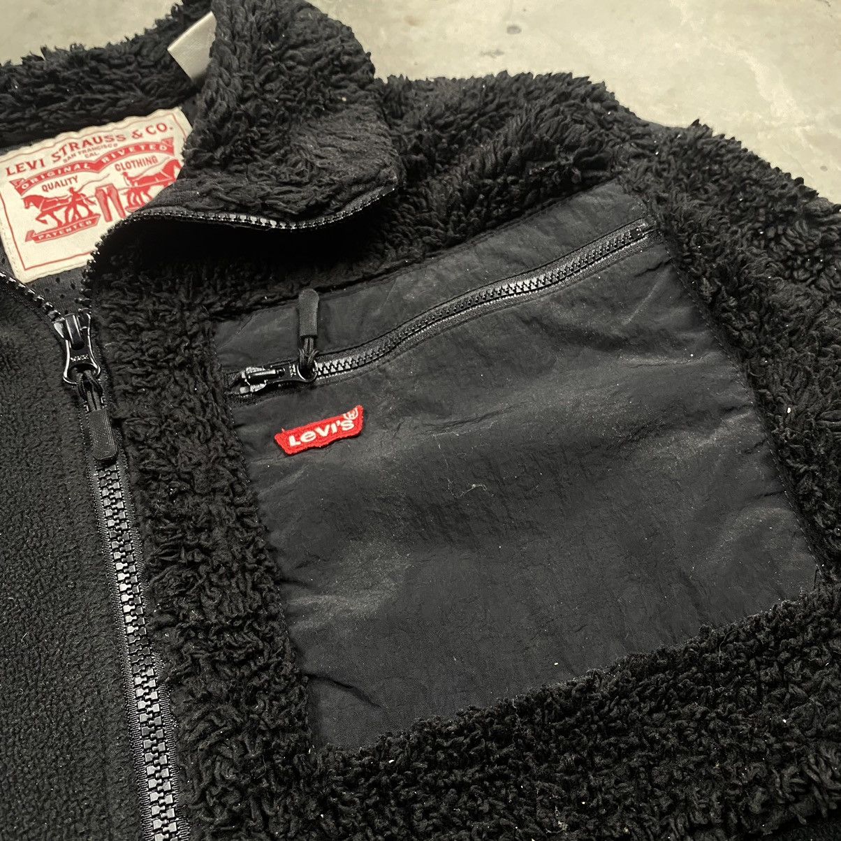 Levi's × Levi's Made & Crafted × Levi's Vintage Clothing Levis Sherpa Tactical Zipped Up Boxy Jacket Size US XL / EU 56 / 4 - 5 Thumbnail