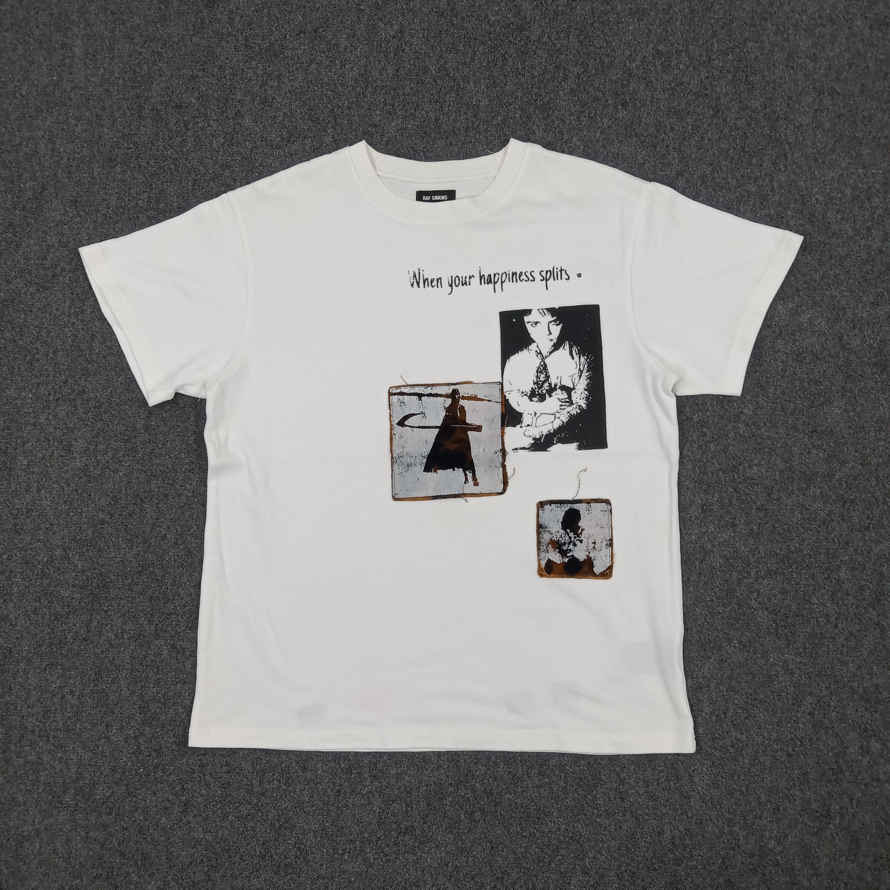Vintage Patches Art Design Raf Simons Tshirt Size US L / EU 52-54 / 3 - 1 Thumbnail