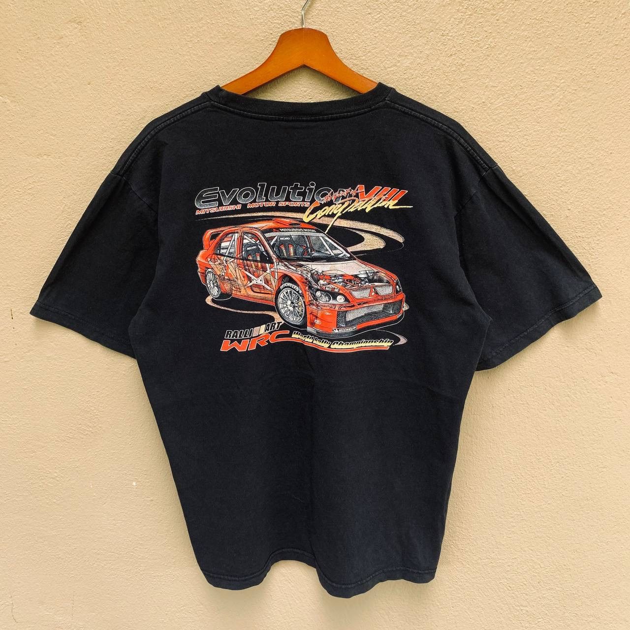 ICON Motorsports Rare Vintage Mitsubishi Evo 8 WRC Motorsports Racing Tees Size US L / EU 52-54 / 3 - 1 Thumbnail
