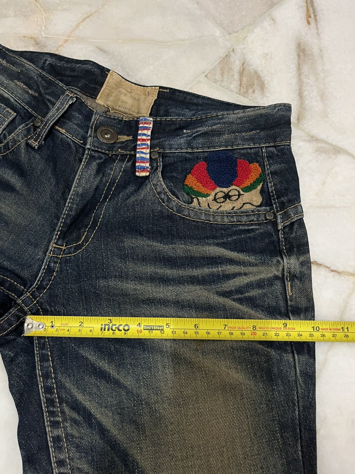 Japanese Brand Yoshitomo Nara Lolita Denim Jeans Size US 30 / EU 46 - 18 Thumbnail