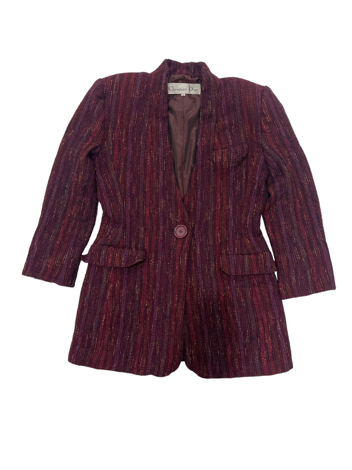 Christian Dior Monsieur Christian Dior Wool Blazer Jacket Size M / US 6-8 / IT 42-44 - 1 Thumbnail