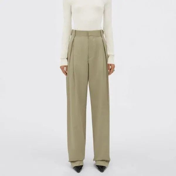 Bottega Veneta o1n1vont1224 Trousers in Beige Size 34" / US 12 / IT 48 - 2 Thumbnail
