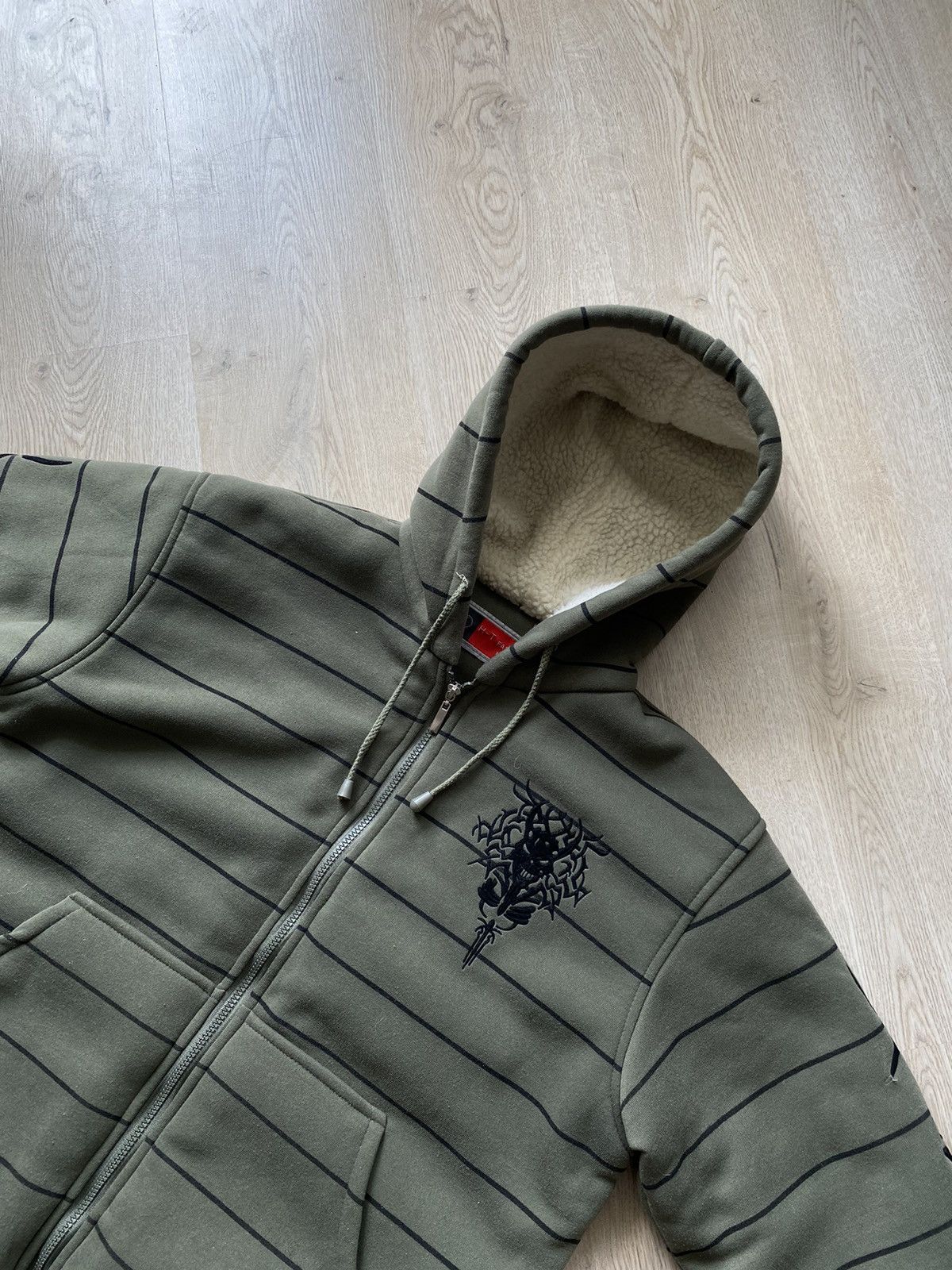 Hysteric Glamour × If Six Was Nine × Le Grande Bleu (L.G.B.) Vintage Tribal Zip Hoodie Mohair Japanese Cropped Boxy Hype Size US L / EU 52-54 / 3 - 9 Thumbnail