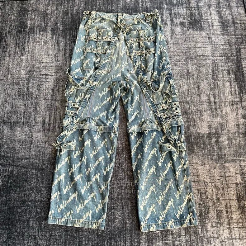 Balenciaga Balenciaga Denim Work Pants Size US 32 / EU 48 - 2 Thumbnail