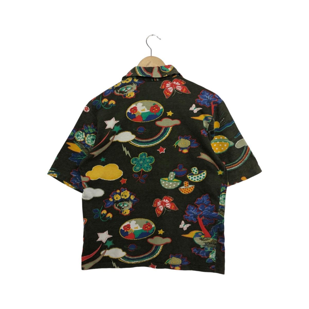 Hang Ten × Vintage *Vintage HANG TEN Full print flower n butterfly polo tee Size US M / EU 48-50 / 2 - 5 Thumbnail