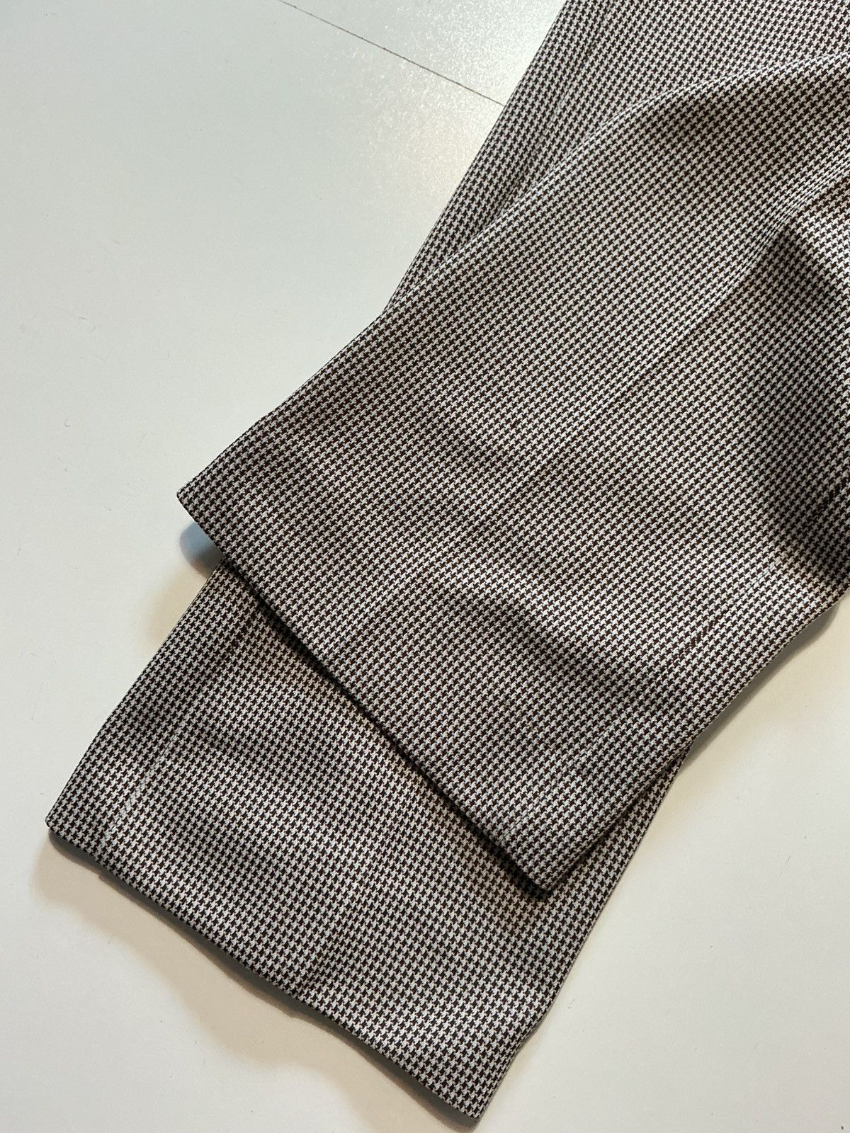 Vintage Vintage 70s Houndstooth Talon Polyester Disco Flare Pants Size US 34 / EU 50 - 6 Thumbnail