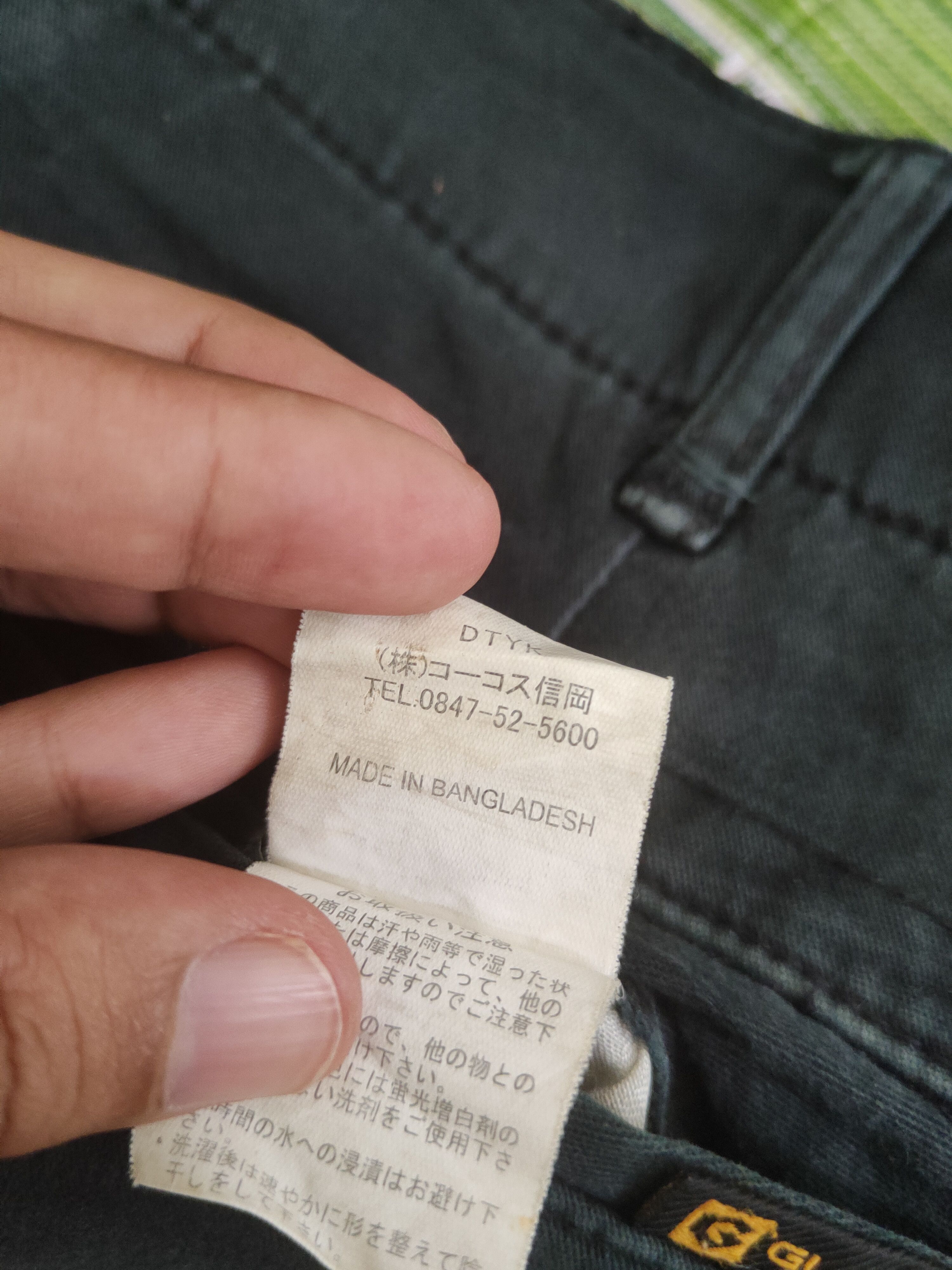 Japanese Brand DL Gladiator Black Faded Multipocket Cargo Pants #46-261T Size US 30 / EU 46 - 13 Thumbnail