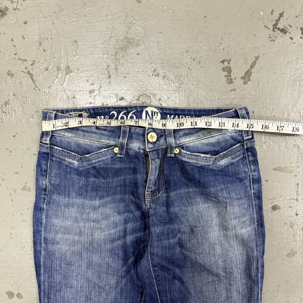 Hedi Slimane Denim bell bottom slim punk gothic japanese skull cross Size US 30 / EU 46 - 4 Thumbnail