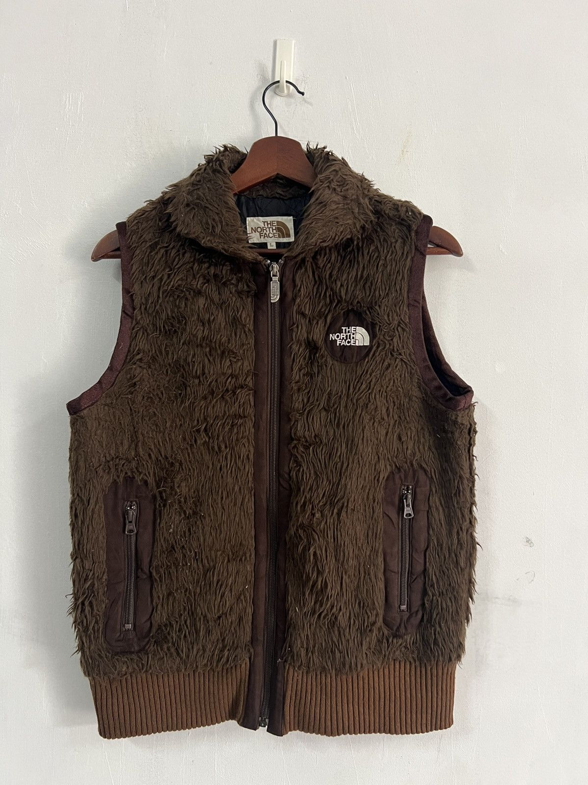 The North Face The North Face Mohair Fux Fur Vest Size US L / EU 52-54 / 3 - 1 Thumbnail