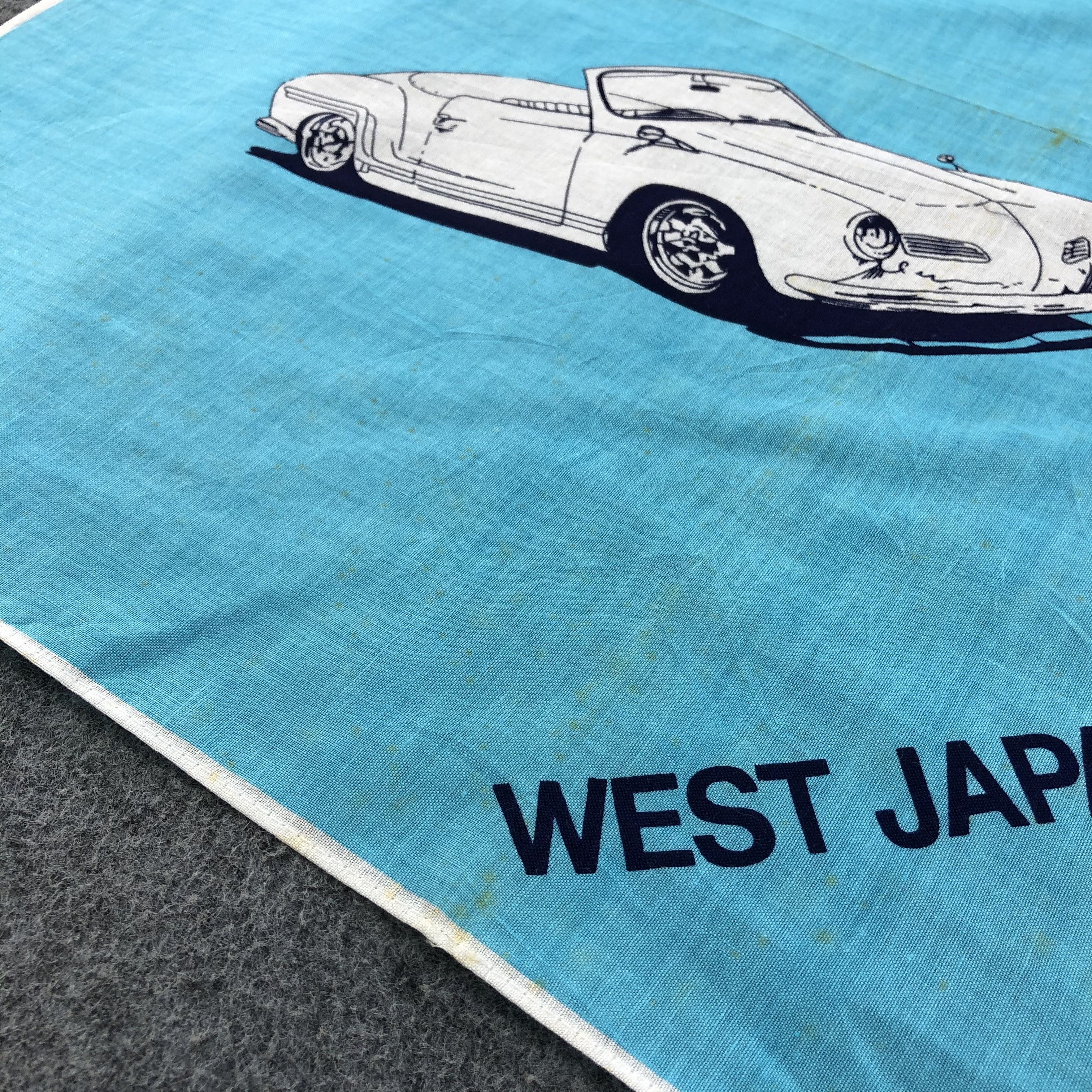 Vintage Volkswagen Handkerchief Neckerchief Bandana H1355 Size ONE SIZE - 8 Thumbnail