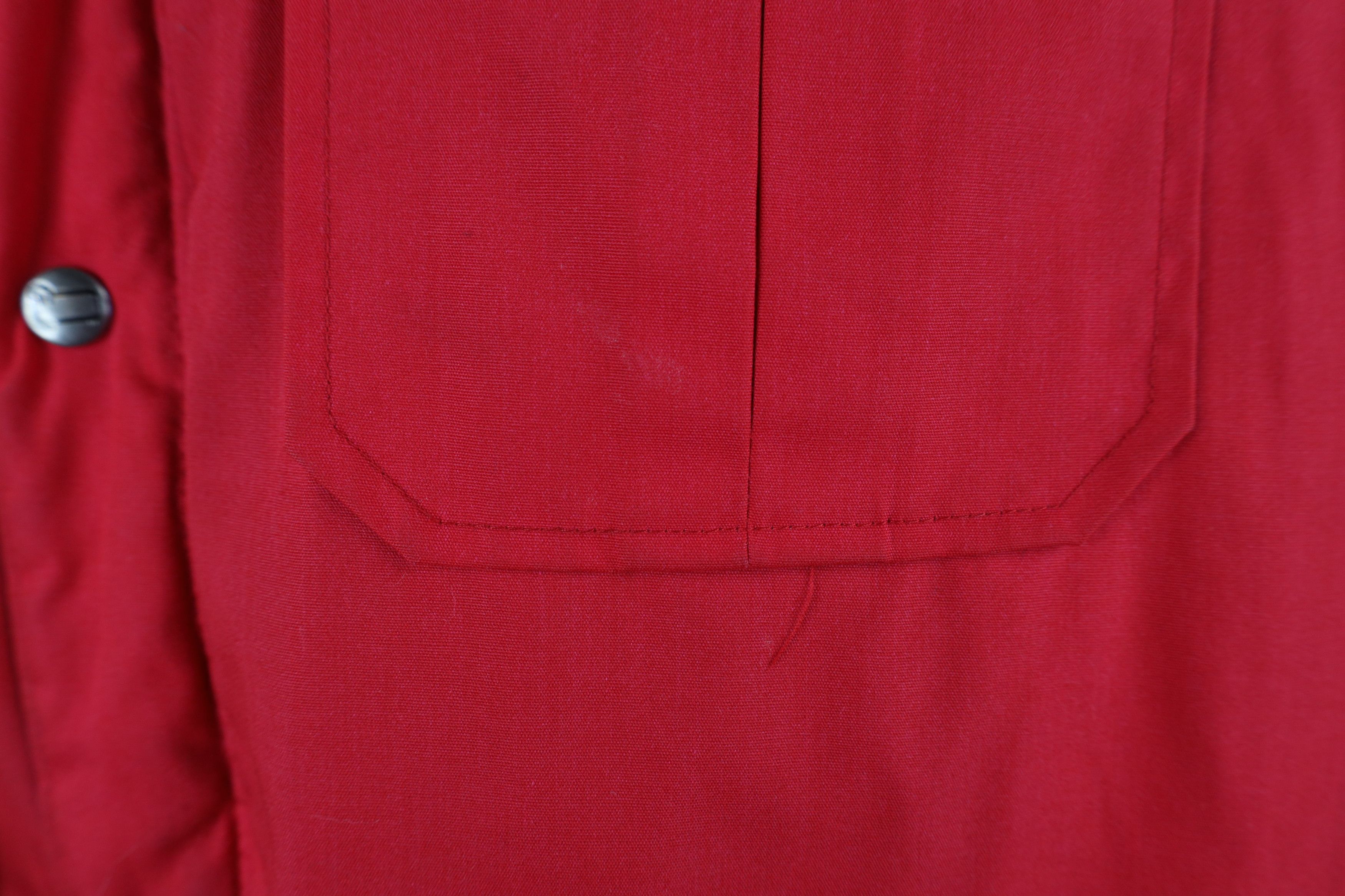 Woolrich Woolen Mills Vintage 90s Woolrich Distressed Quilted Parka Jacket Red USA Size L / US 10 / IT 46 - 6 Thumbnail