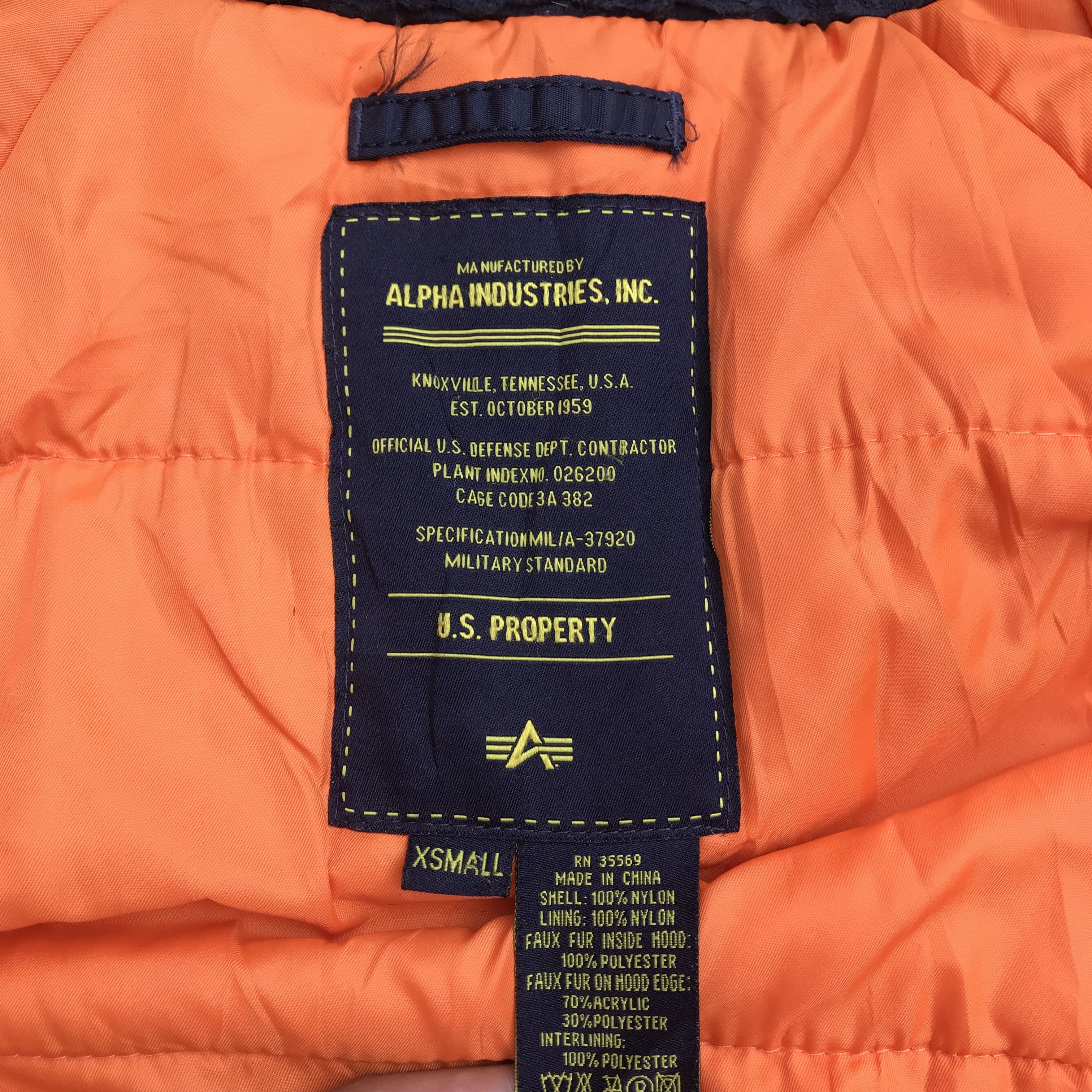 Alpha Industries Alpha Industries Military N3B Parka navy Blue Jacket cold Size US S / EU 44-46 / 1 - 12 Thumbnail