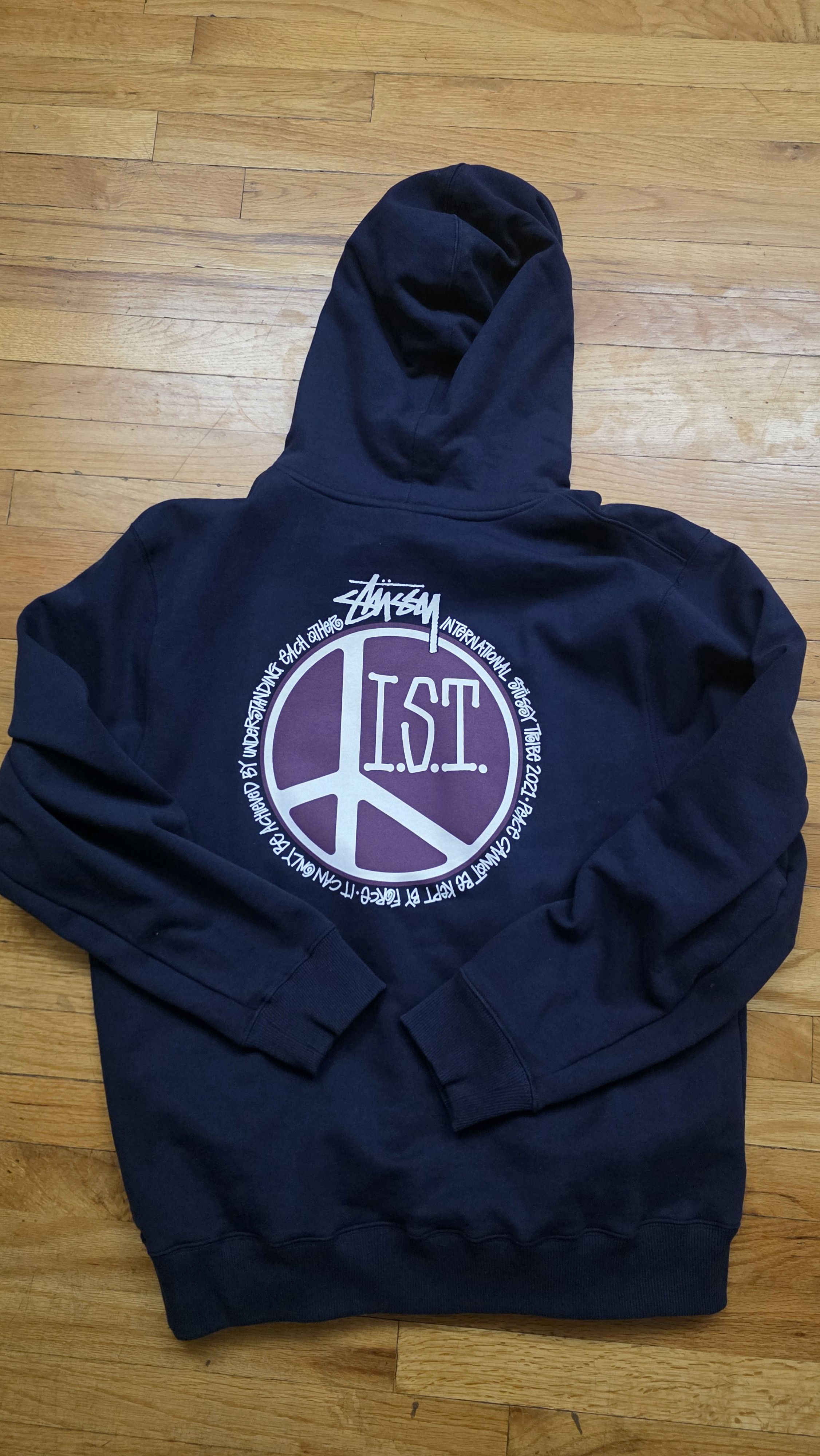 Stussy Stussy Peace Dot Hoodie Size US XL / EU 56 / 4 - 3 Thumbnail