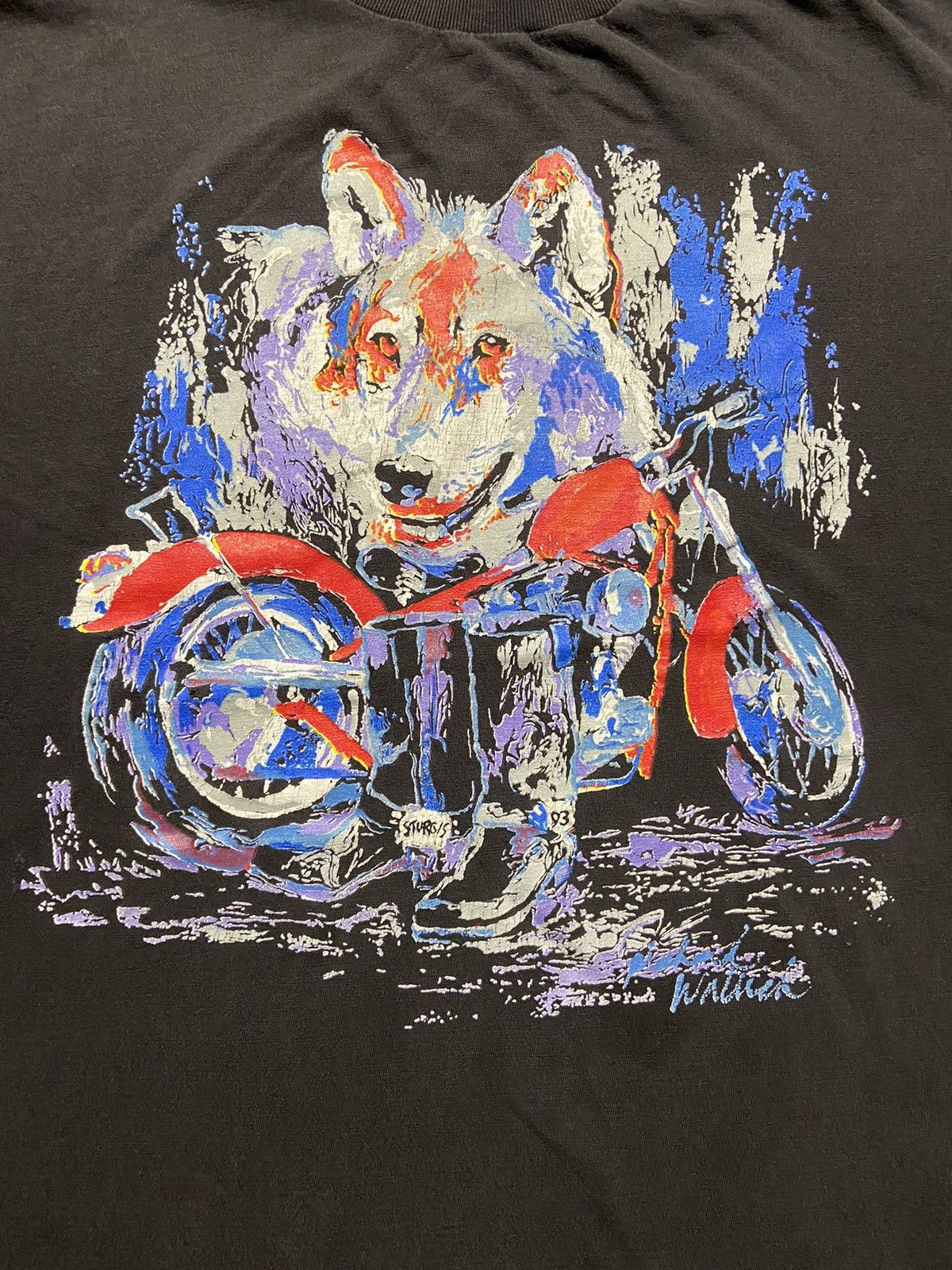 Other Vintage 1993 Sturgis motorcycle rally tee Size US XL / EU 56 / 4 - 2 Thumbnail