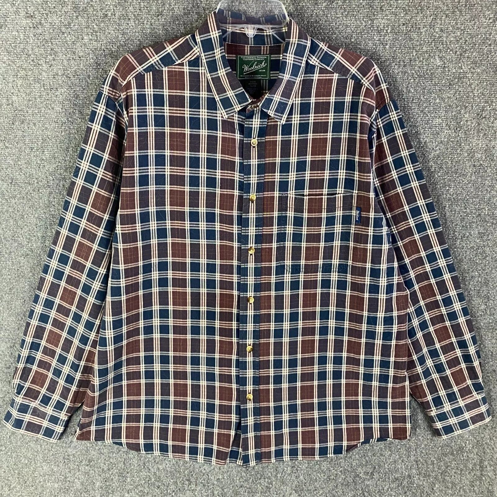 Other Woolrich Button Up Shirt Men's XL Long Sleeve 100% Cotton Size US XL / EU 56 / 4 - 1 Thumbnail