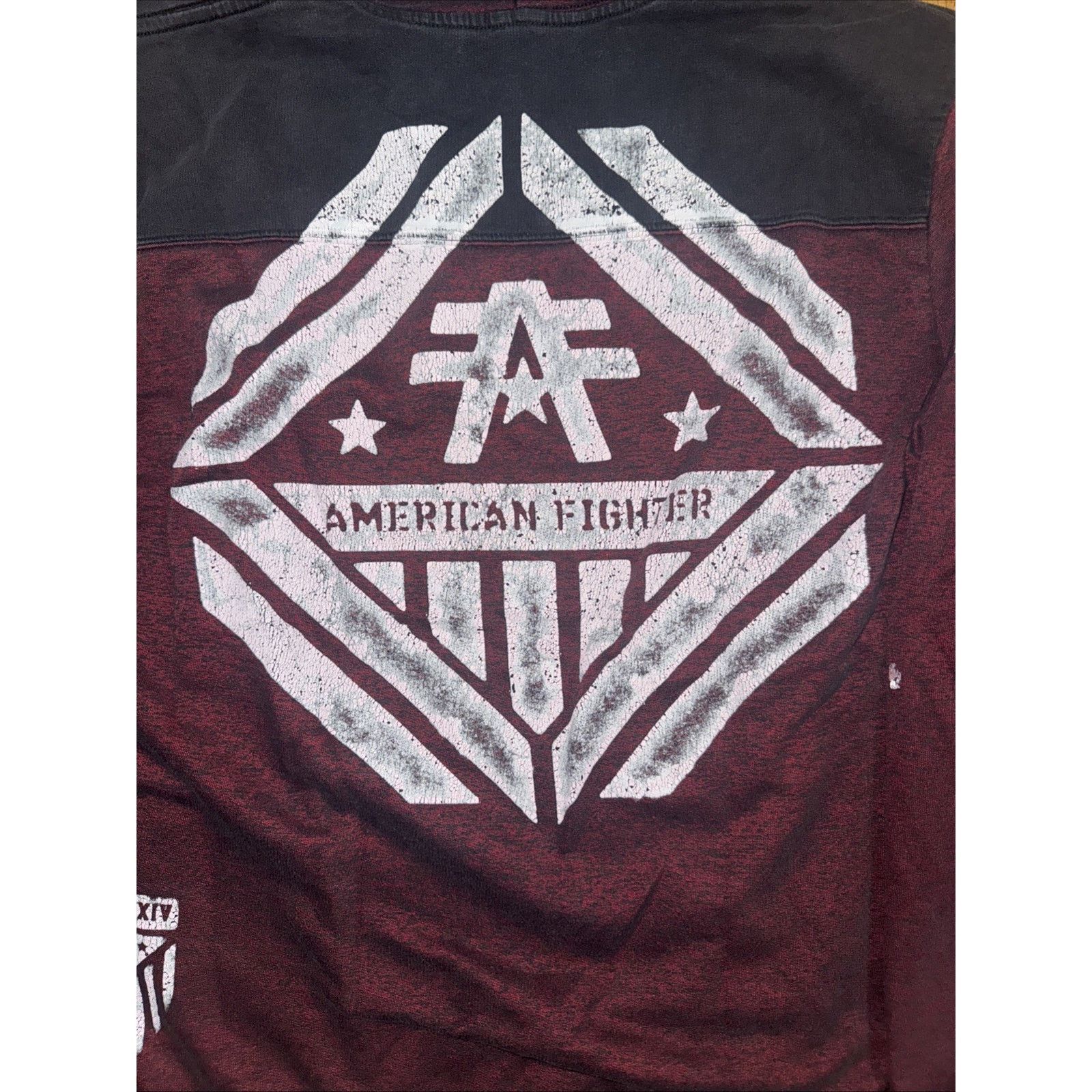 Vintage American Fighter Training Division Hoodie S 20x26 MMA Size US S / EU 44-46 / 1 - 6 Thumbnail