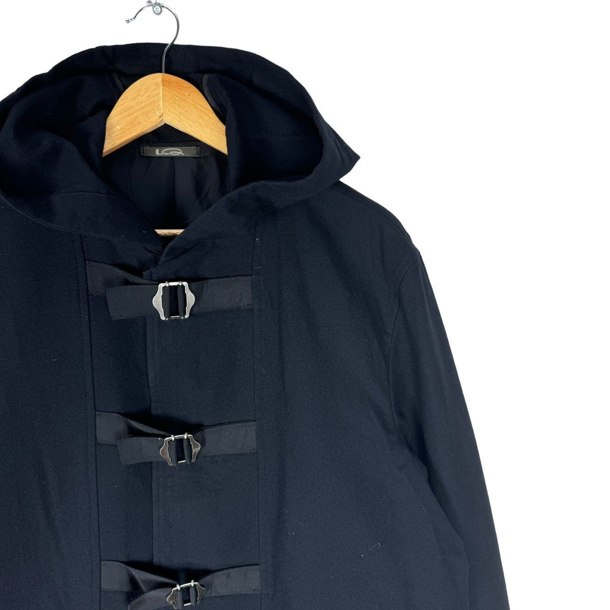 Yohji Yamamoto 🌟80s LQ YOHJI YAMAMOTO HOODIE BONDAGE LONG COAT JACKET Size US L / EU 52-54 / 3 - 3 Thumbnail