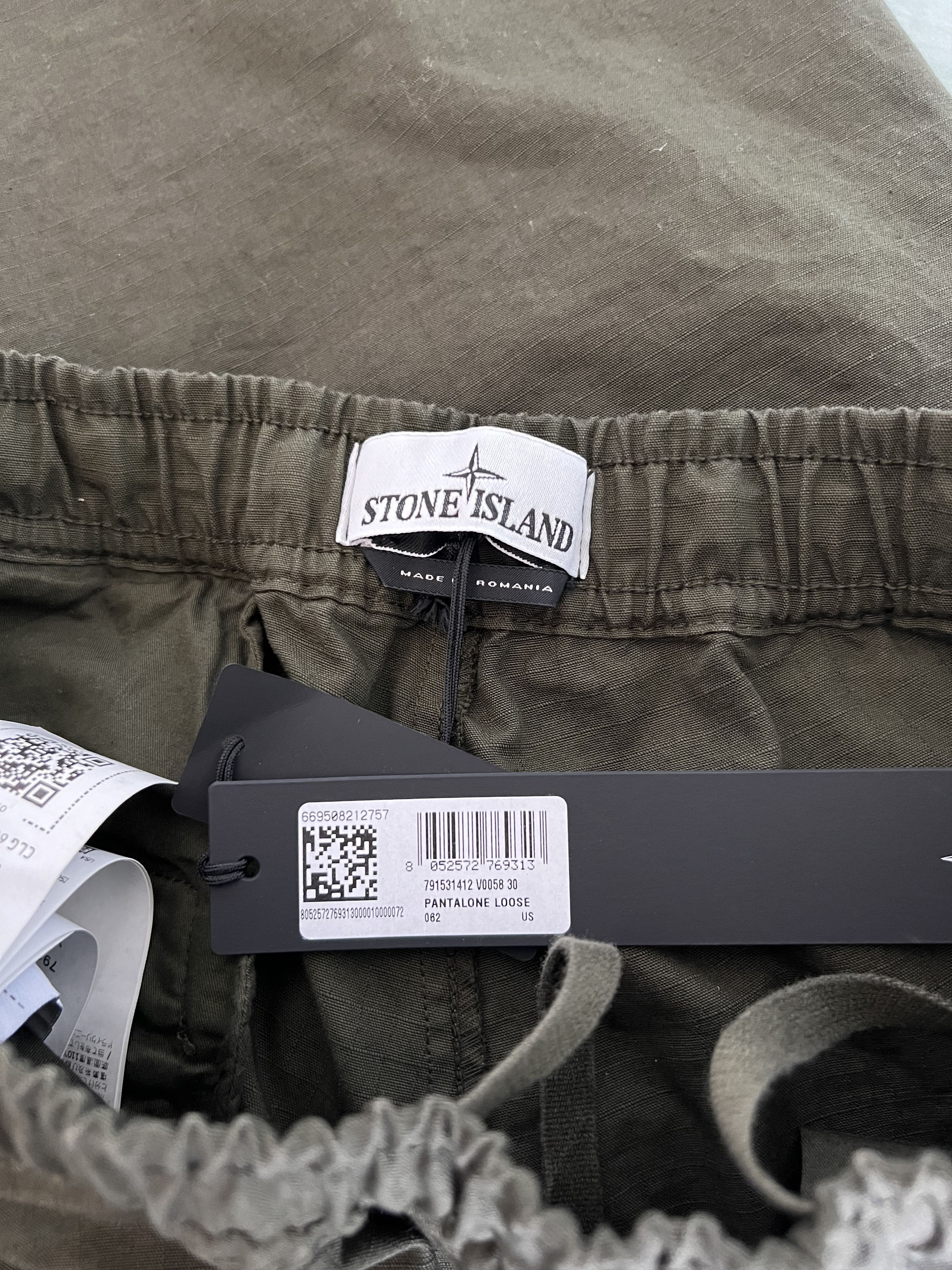 Stone Island Stone Island Loose Cargo Pants in Olive Green 791531412 Size US 30 / EU 46 - 7 Thumbnail