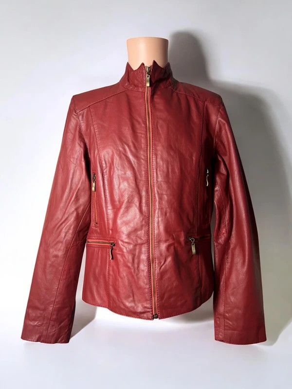Adsbøl Skin Leather Jacket Women's M Rock & Classic Vibe