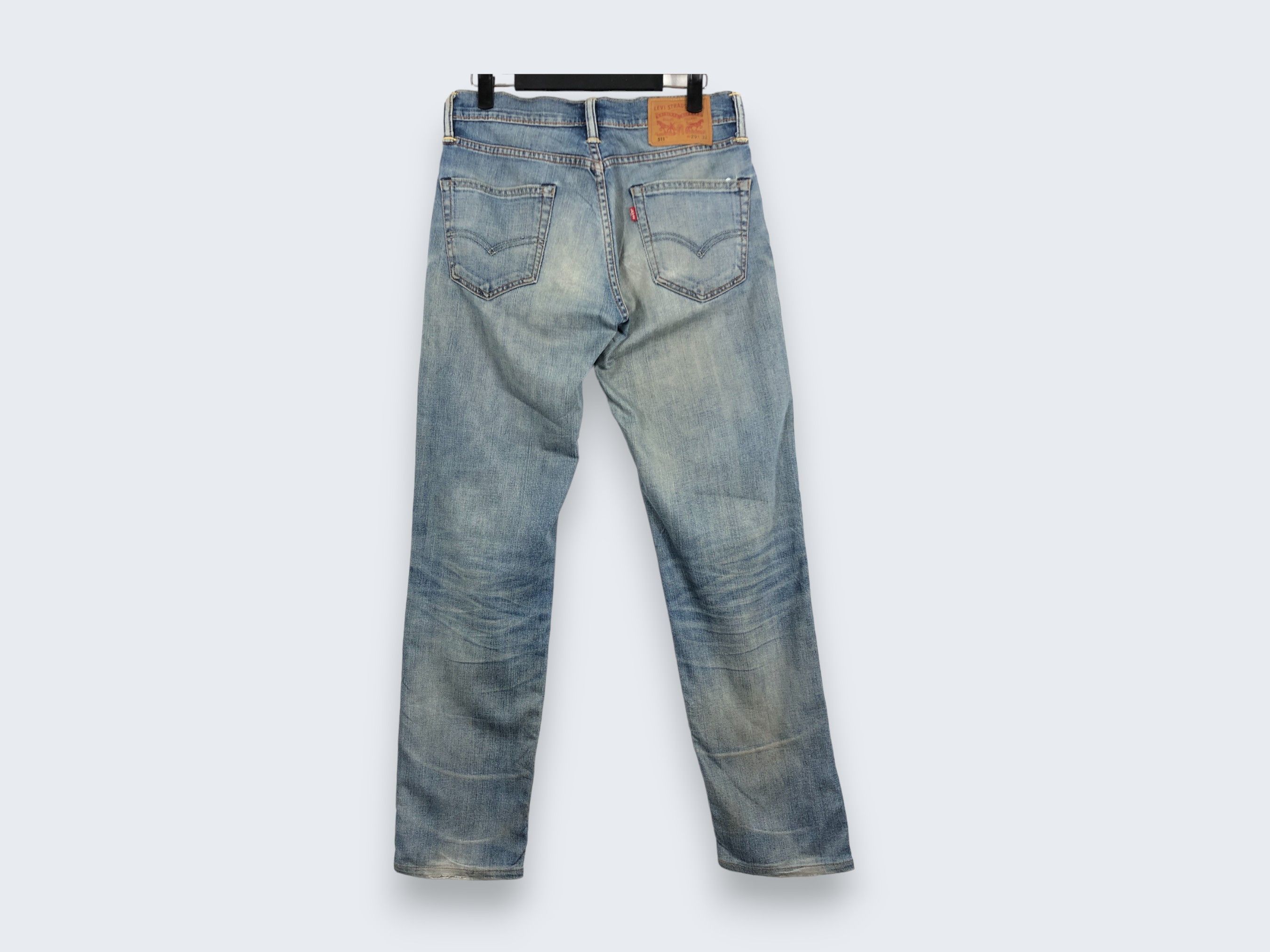 Levi's × Vintage Vintage Levis 511 Jeans Light Blue Wash 30 x 30.5 L1255 Size US 30 / EU 46 - 4 Thumbnail