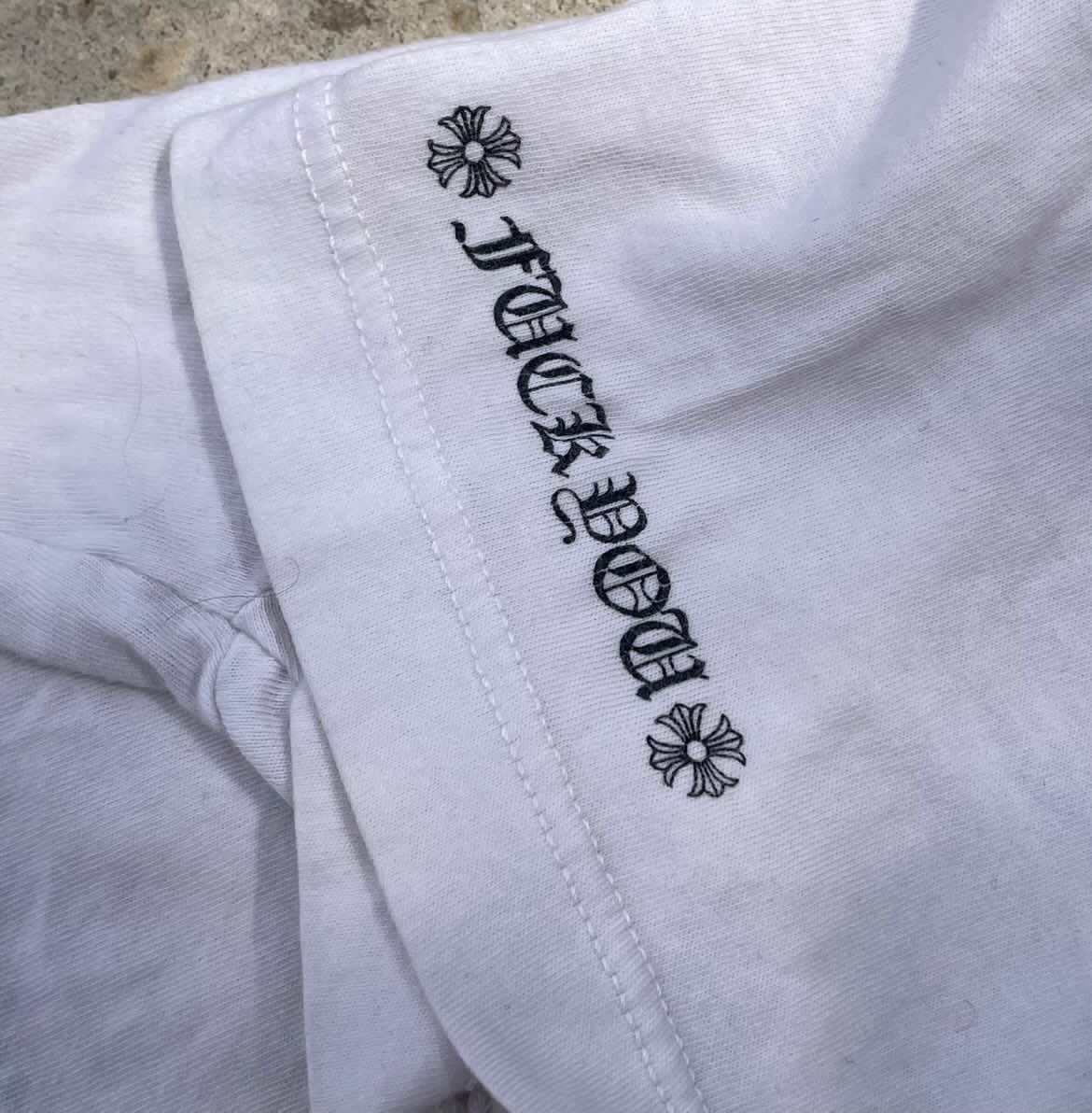 Chrome Hearts Vintage Chrome Hearts White Fleur T Shirt Size M / US 6-8 / IT 42-44 - 4 Thumbnail