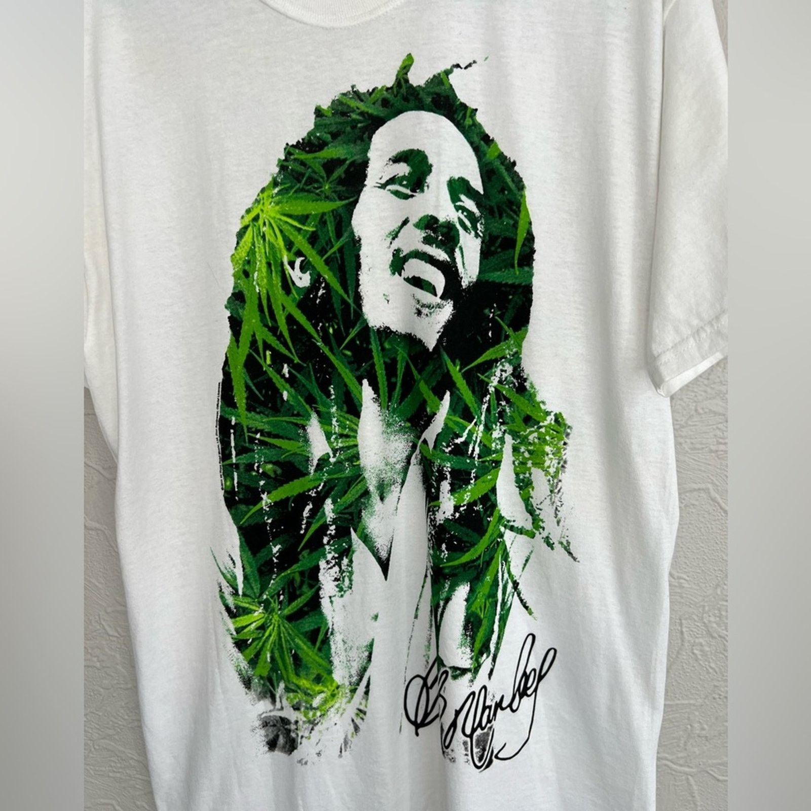 Zion Rootswear Bob Marley Shirt Adult XL White Y2K Zion Tee Shirt Mens Size US XL / EU 56 / 4 - 2 Thumbnail