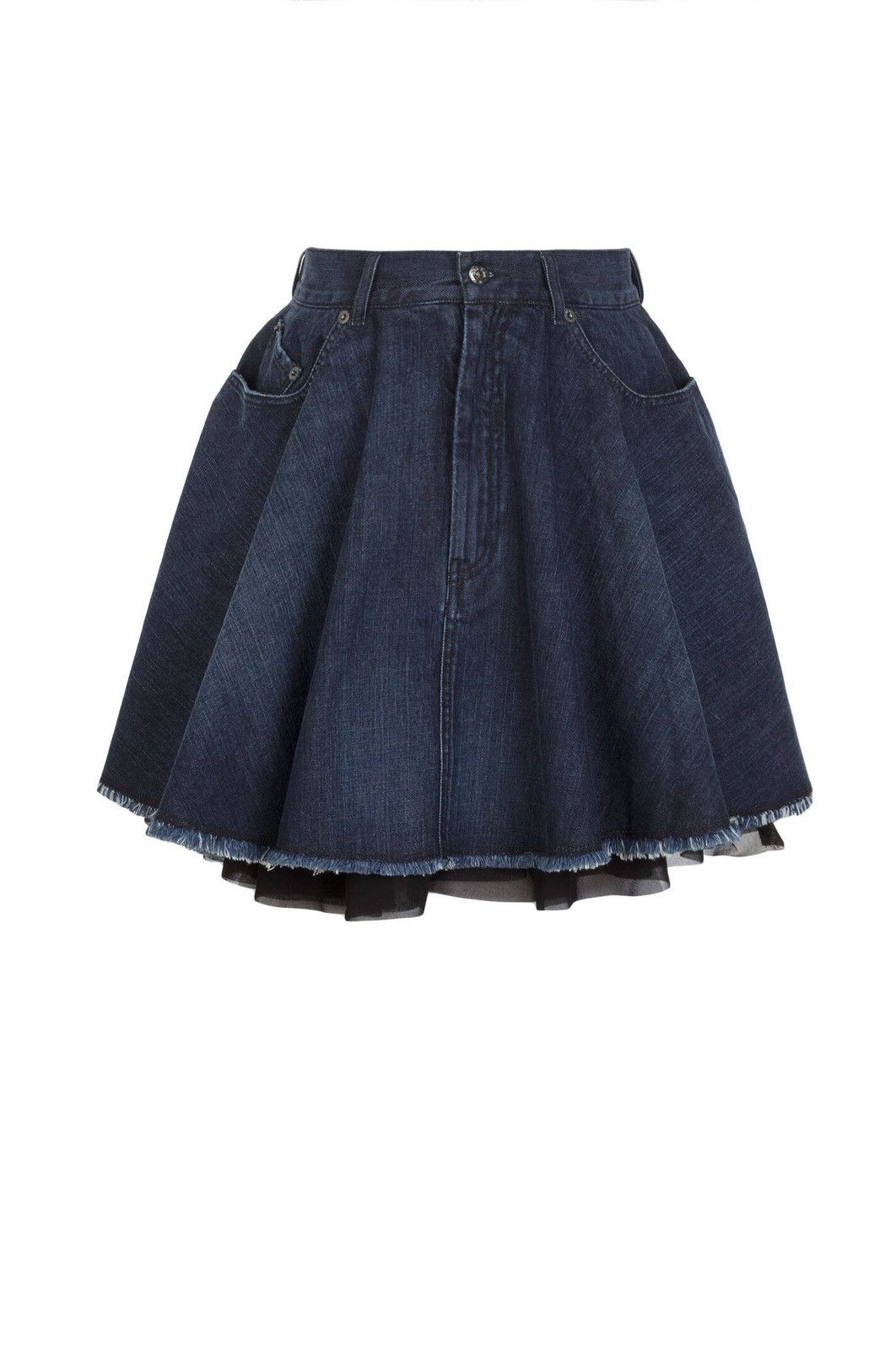 Diesel × Vintage Vintage y2k Diesel Pleated Denim Skirt Size 27" / US 4 / IT 40 - 1 Thumbnail
