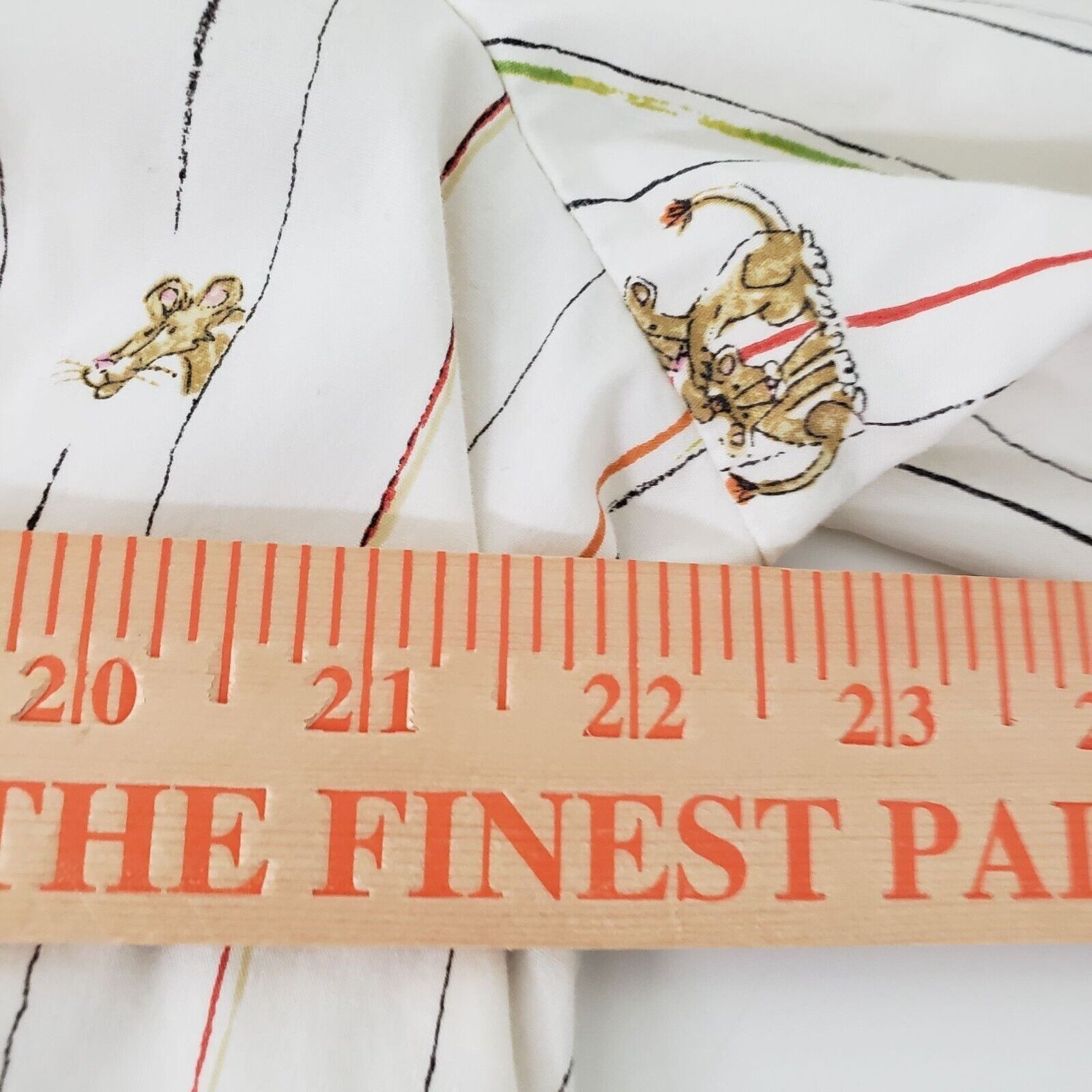 Designer Chicos 3 Lions Shirt Womens Size XL Long Sleeve White Stripe Size XL / US 12-14 / IT 48-50 - 12 Thumbnail