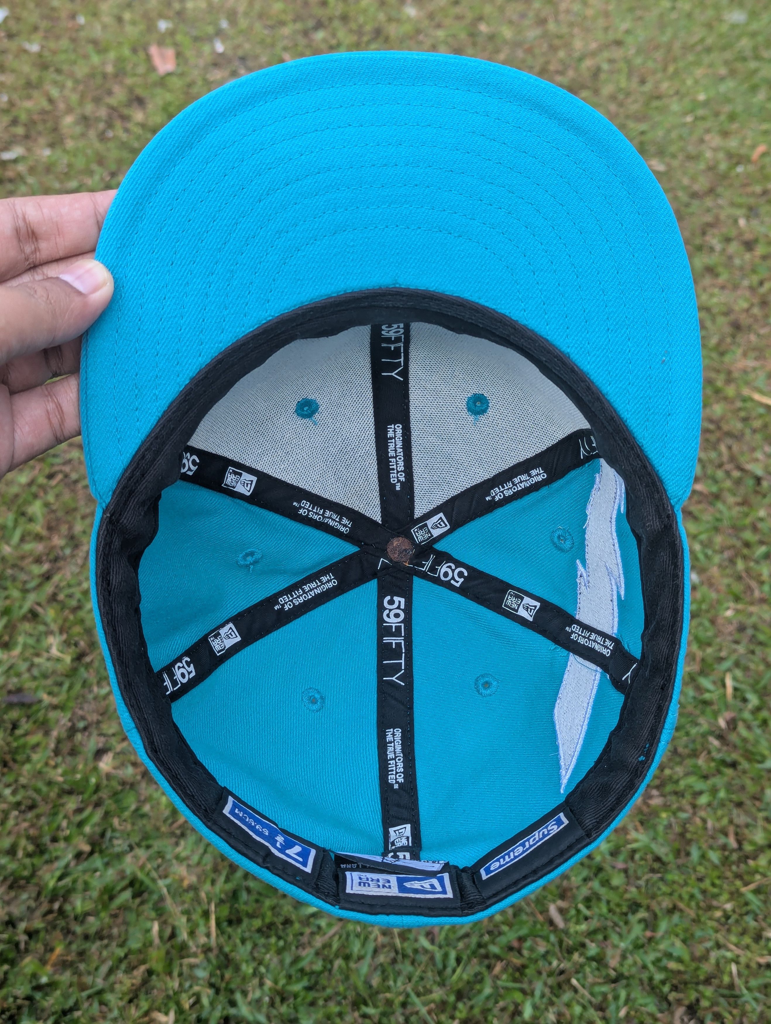Supreme SUPREME NEW ERA FW06 SEARCH & DESTROY FITTED CAP HAT TEAL Size ONE SIZE - 6 Thumbnail