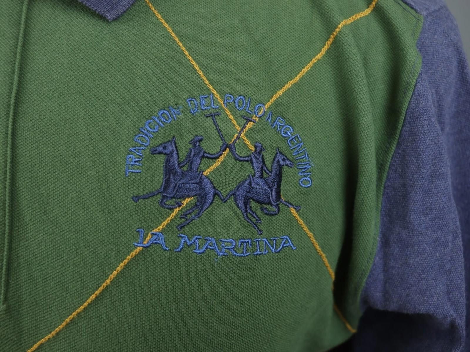 La Martina LA MARTINA Buenos Aires Multi Cotton Polo Shirt Size M Size US M / EU 48-50 / 2 - 11 Thumbnail