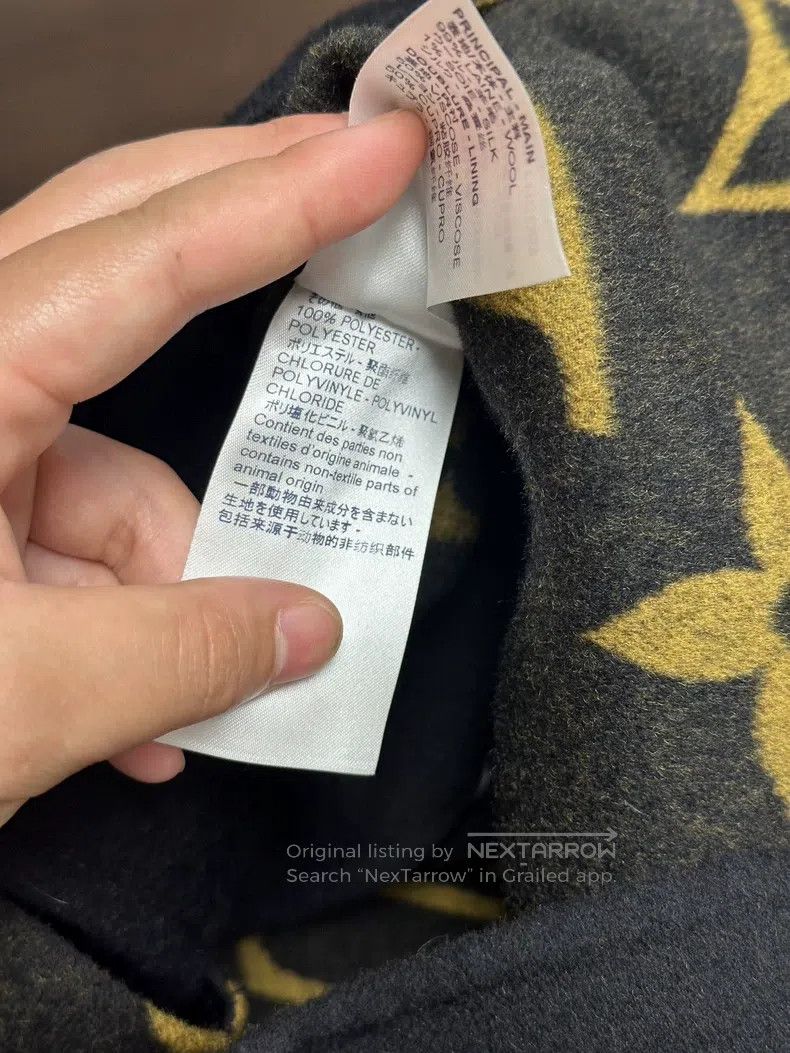 Louis Vuitton Louis Vuitton Black double-breasted coat Size S / US 4 / IT 40 - 6 Thumbnail