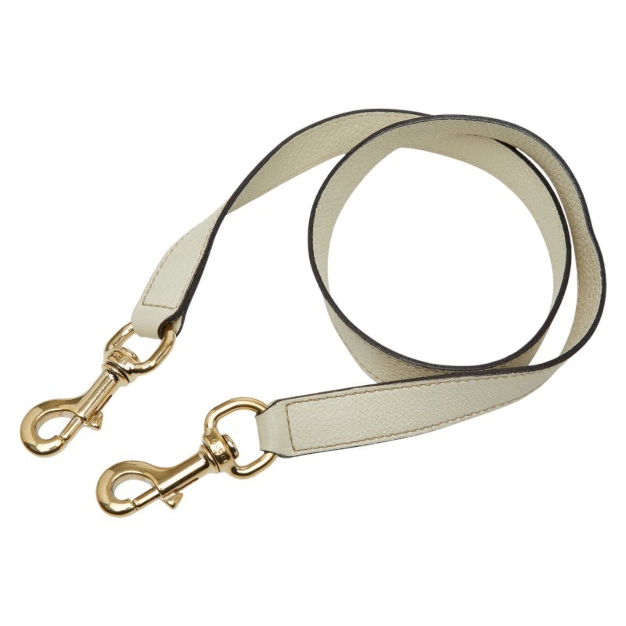 Gucci Gucci Shoulder Strap White Leather Women's GUCCI Size ONE SIZE - 1 Thumbnail