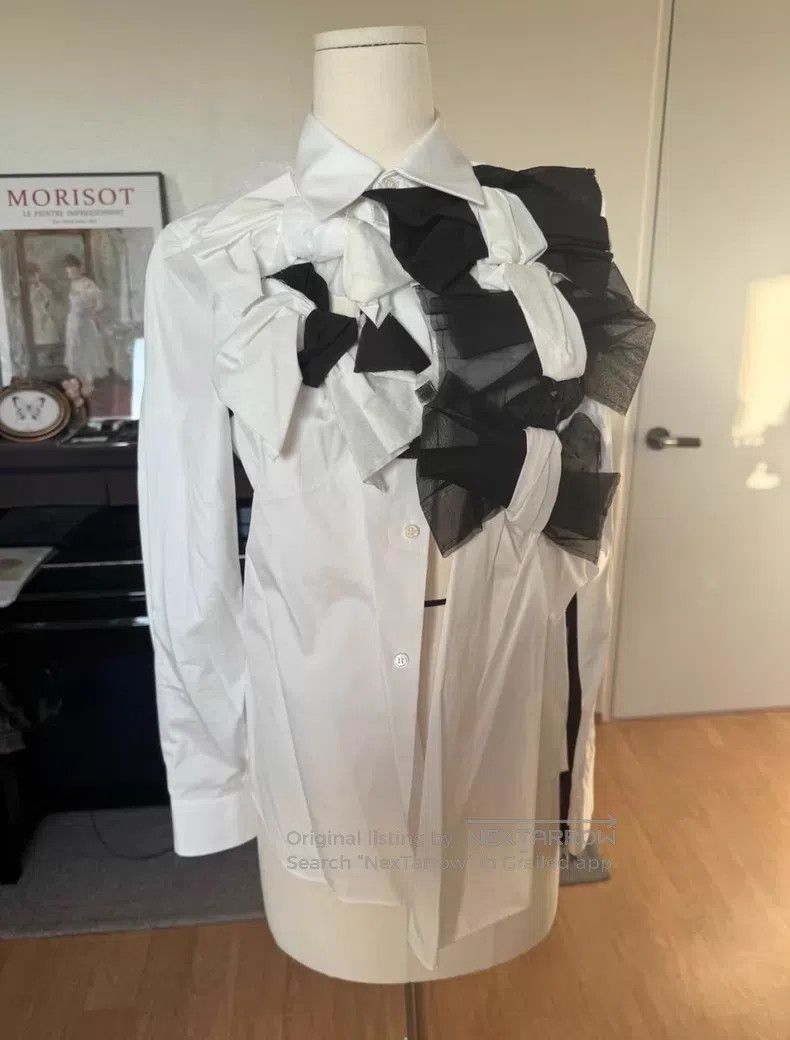 Comme des Garcons Comme Des Garcons Contrast Color Bow Tie Shirt Size S / US 4 / IT 40 - 2 Thumbnail