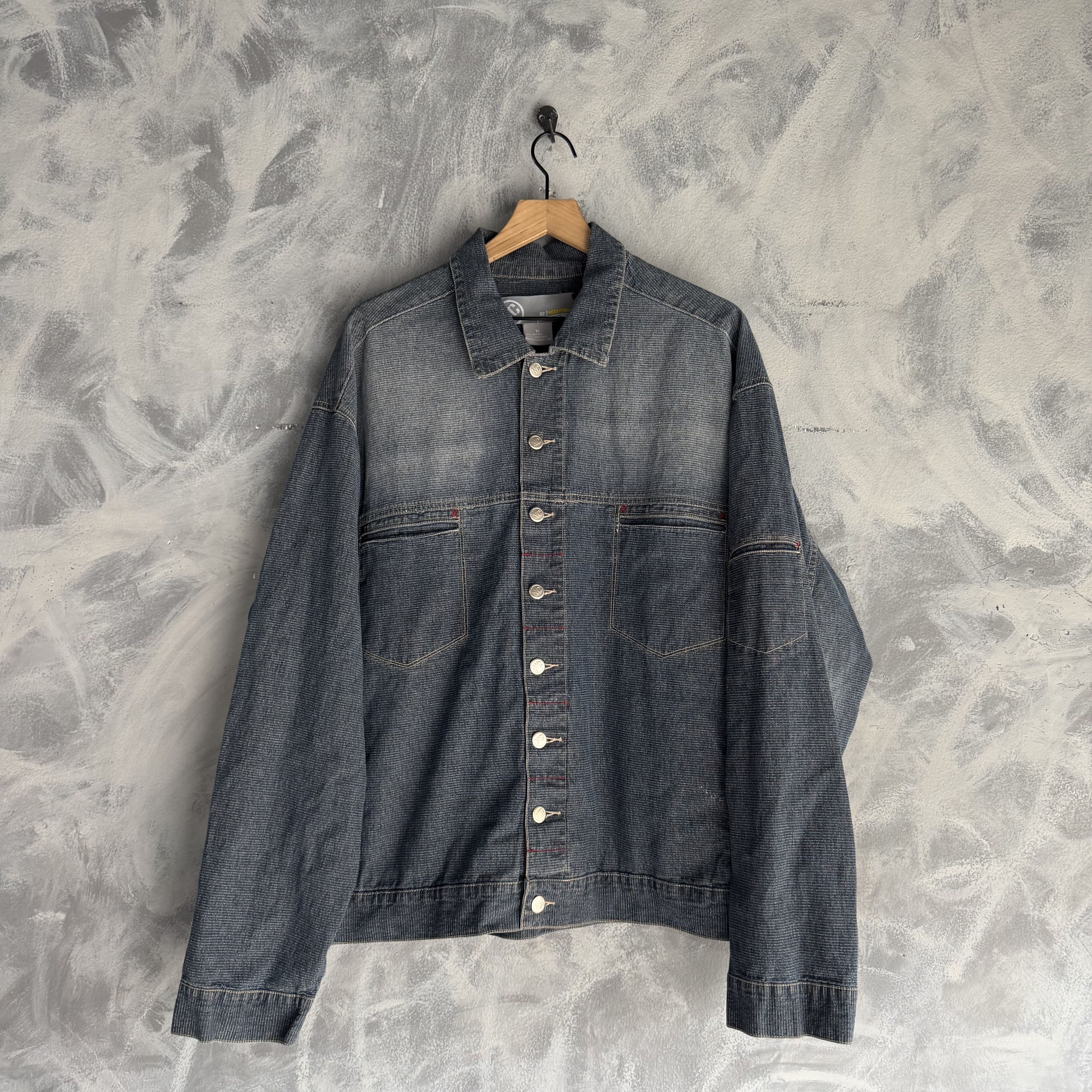Other Vtg Y2K NC Clothing Denim Jacket Cotton Classic Style Size US XL / EU 56 / 4 - 1 Thumbnail