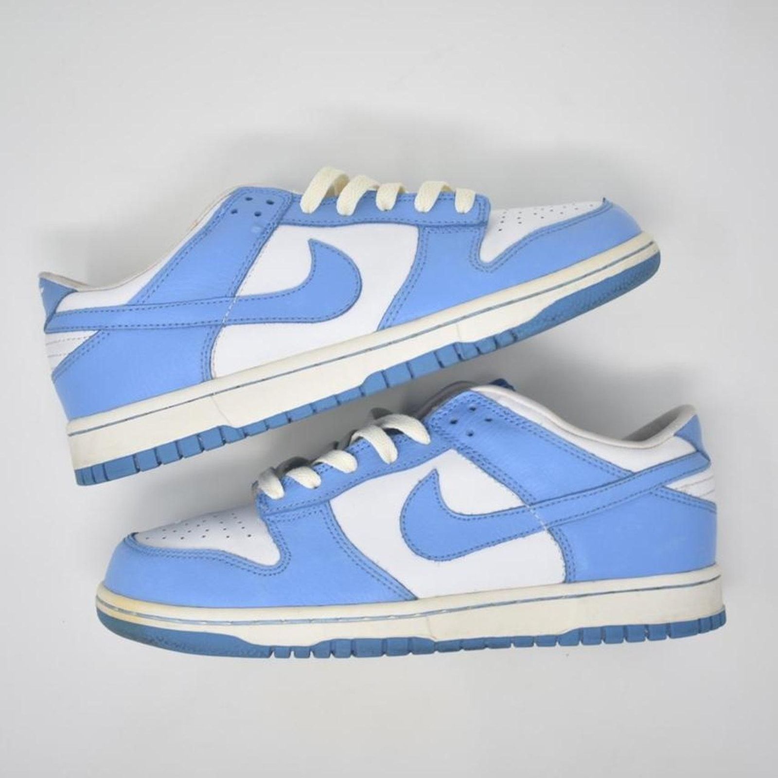 Nike 2005 Nike Dunk Low “University Blue UNC" Size US 8.5 / IT 38.5 - 3 Thumbnail