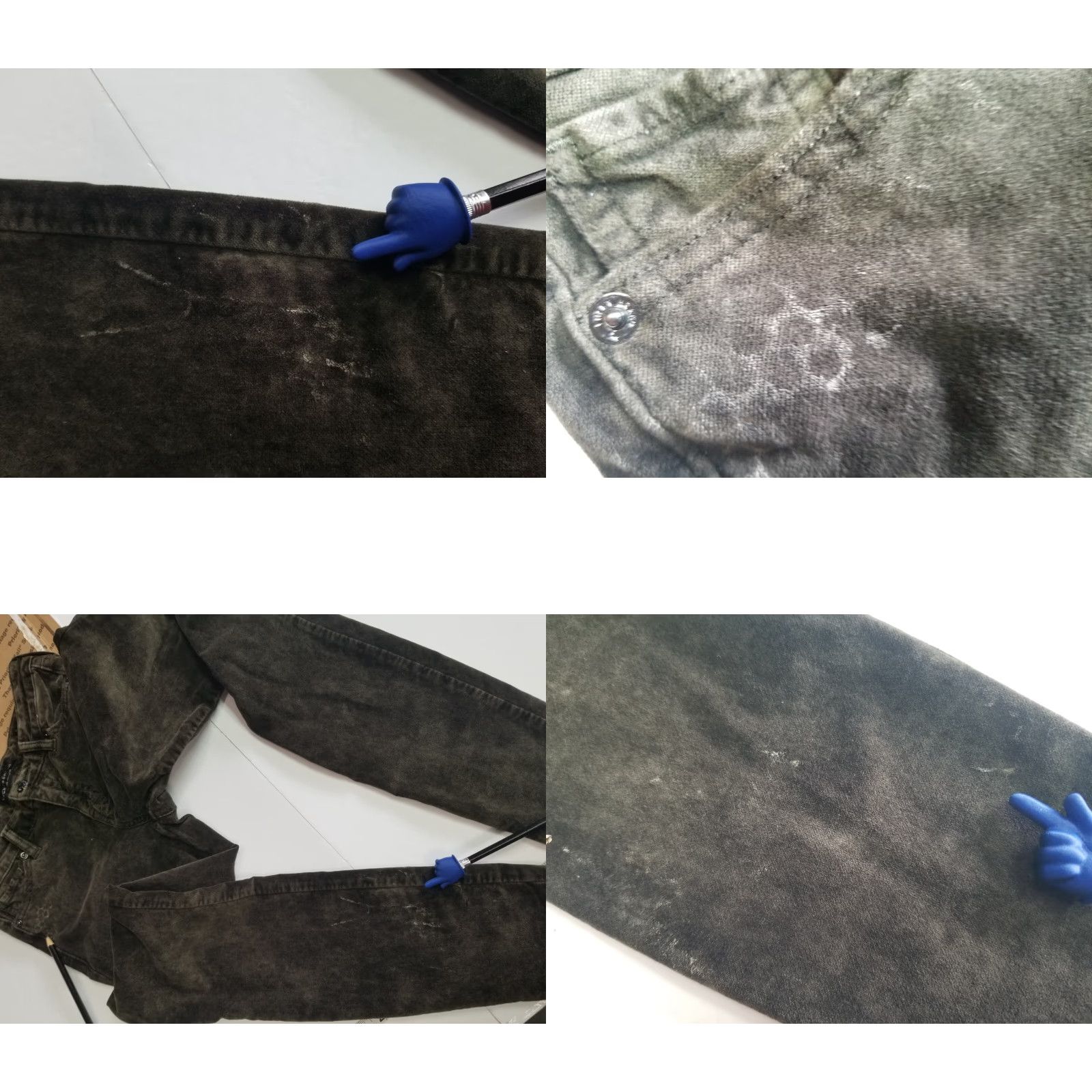 Lucky Brand Lucky Brand Jeans Skinny Velvet Green 00/25 Women's Pants 28in Inseam Regular Zip Pocket See Pics Flaws Size 24" / US 00 / IT 34 - 8 Thumbnail
